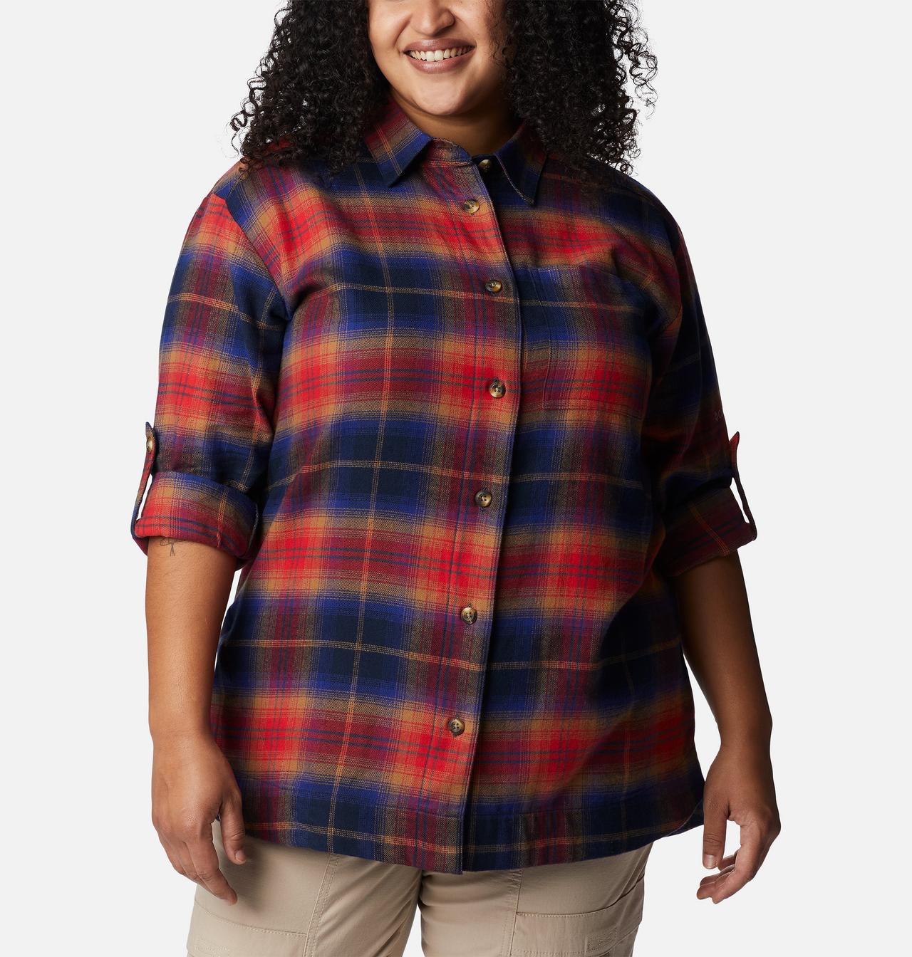 Women's Holly Hideaway™ Flannel Shirt - Plus Size 6