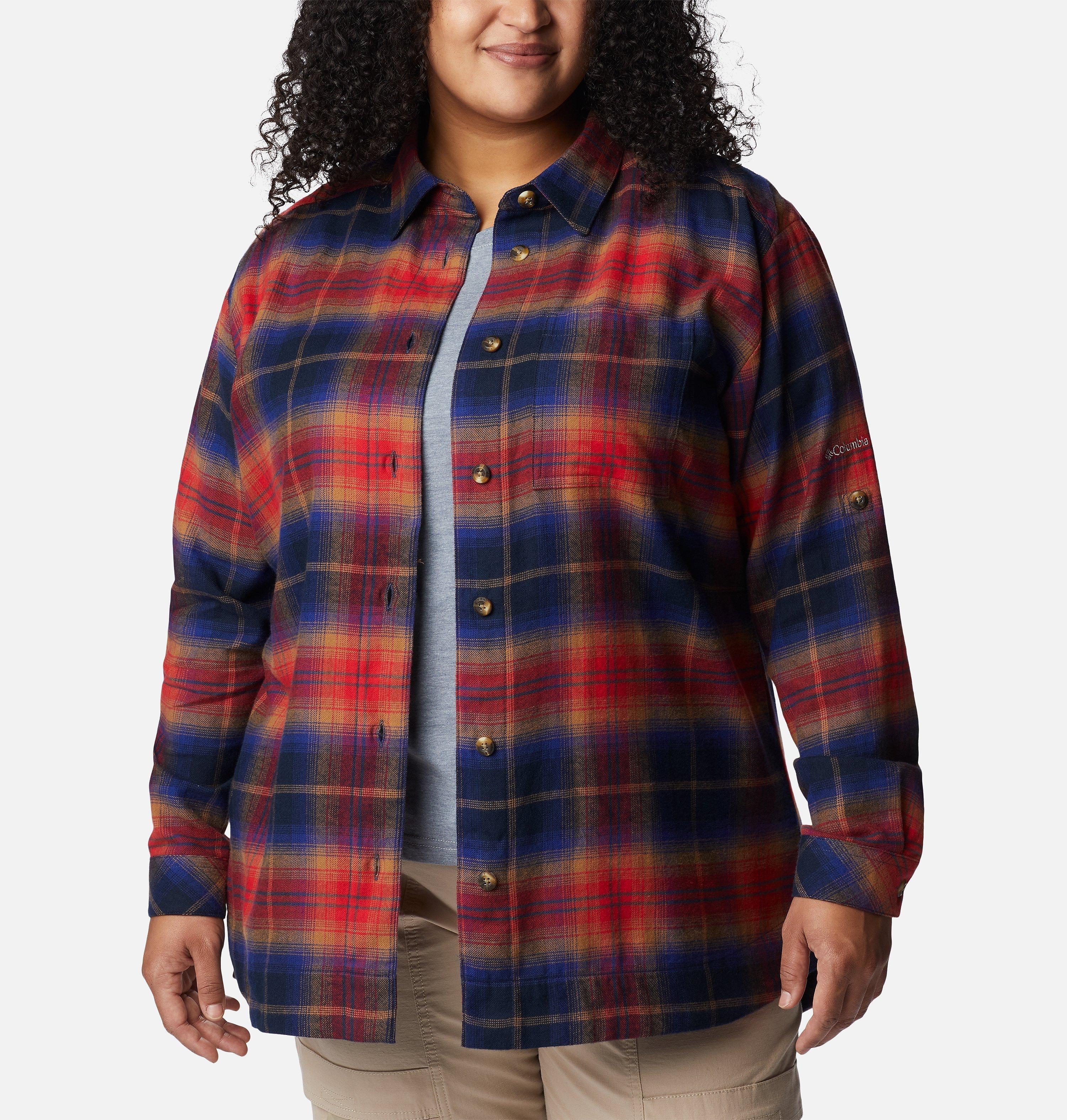 Women's Holly Hideaway Flannel Shirt - Plus Size 7