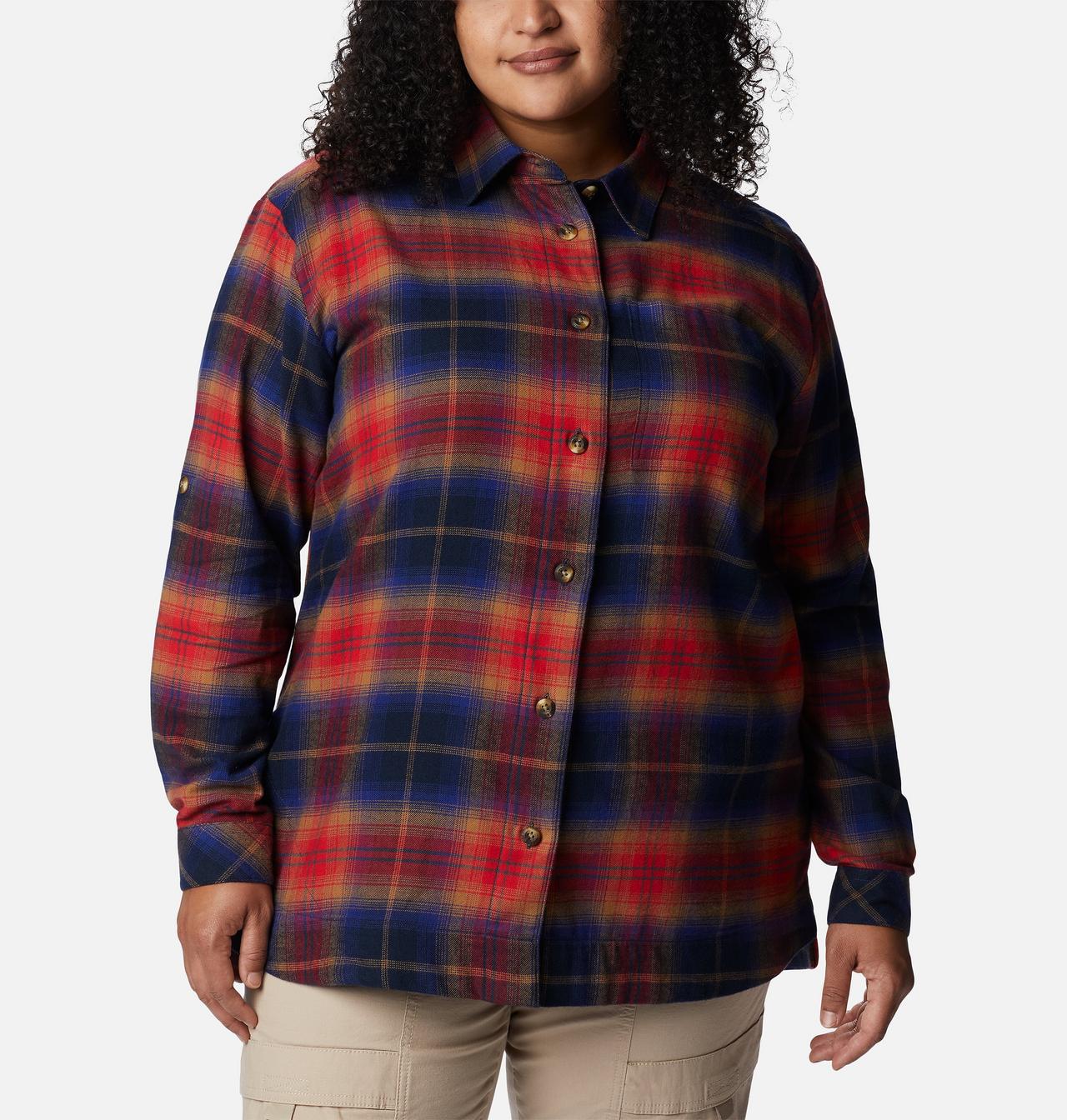 Women's Holly Hideaway™ Flannel Shirt - Plus Size 1
