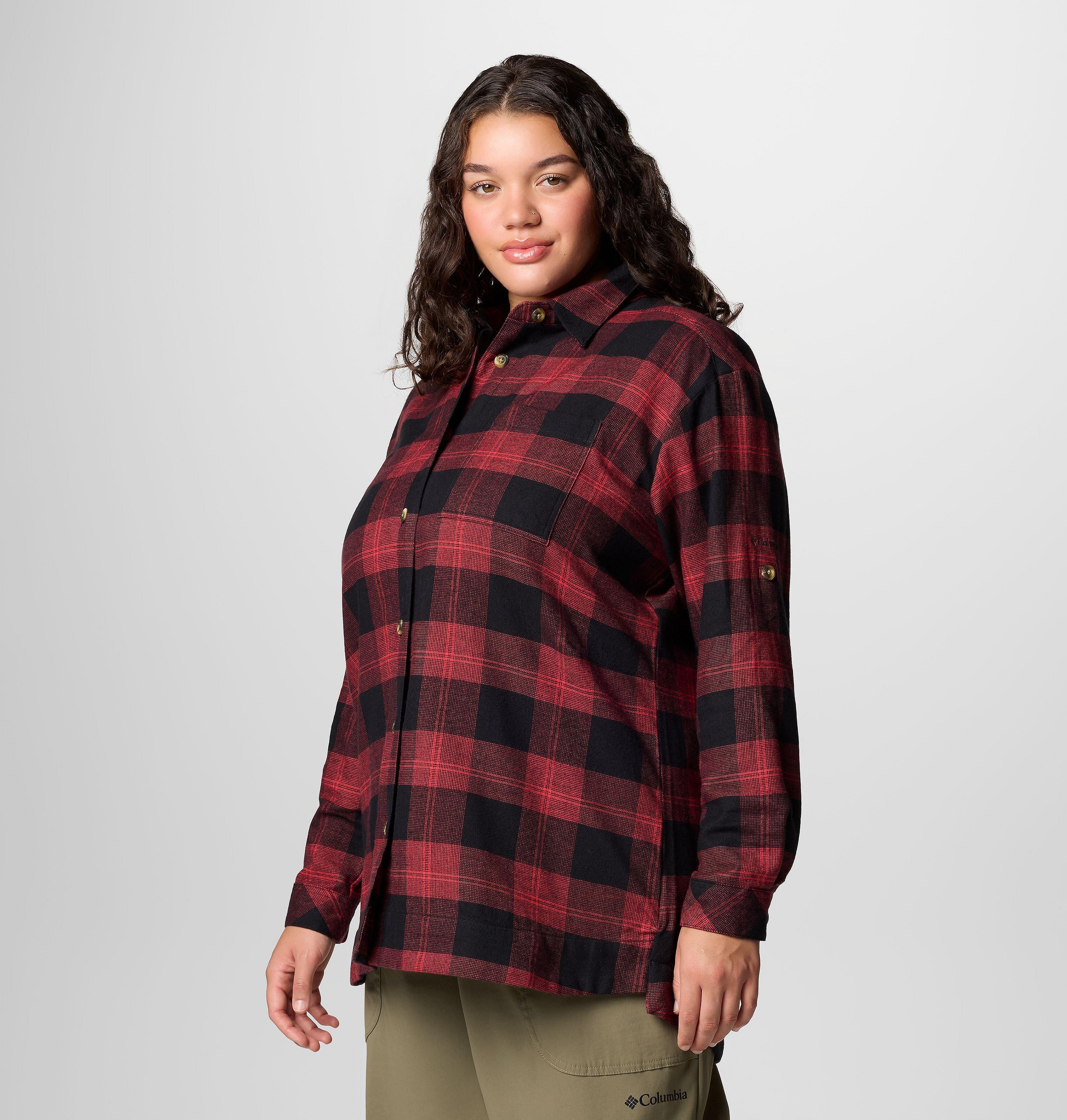 Women's Holly Hideaway Flannel Shirt - Plus Size 4