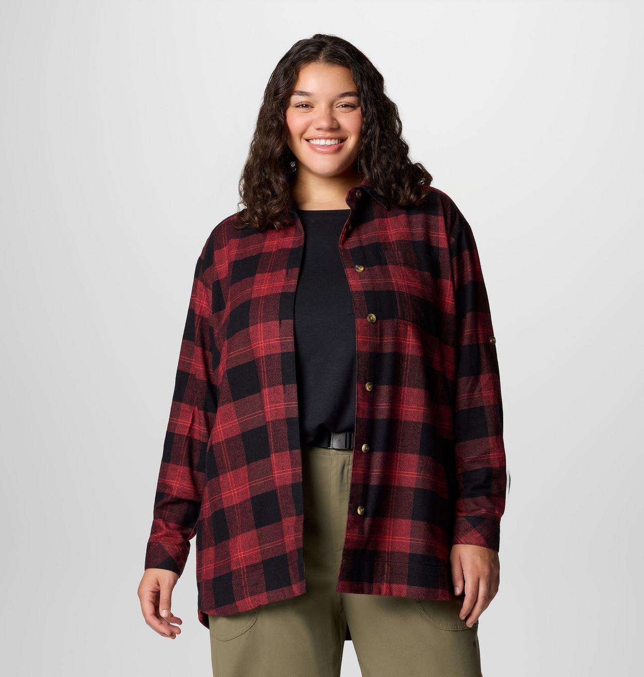 Women's Holly Hideaway™ Flannel Shirt - Plus Size 1