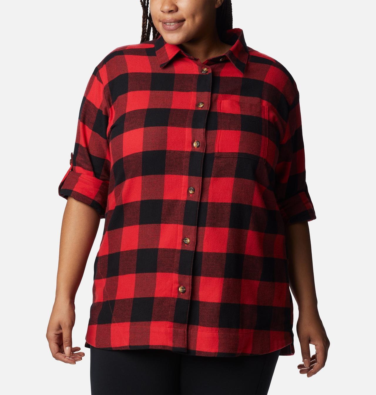 Women's Holly Hideaway™ Flannel Shirt - Plus Size 5