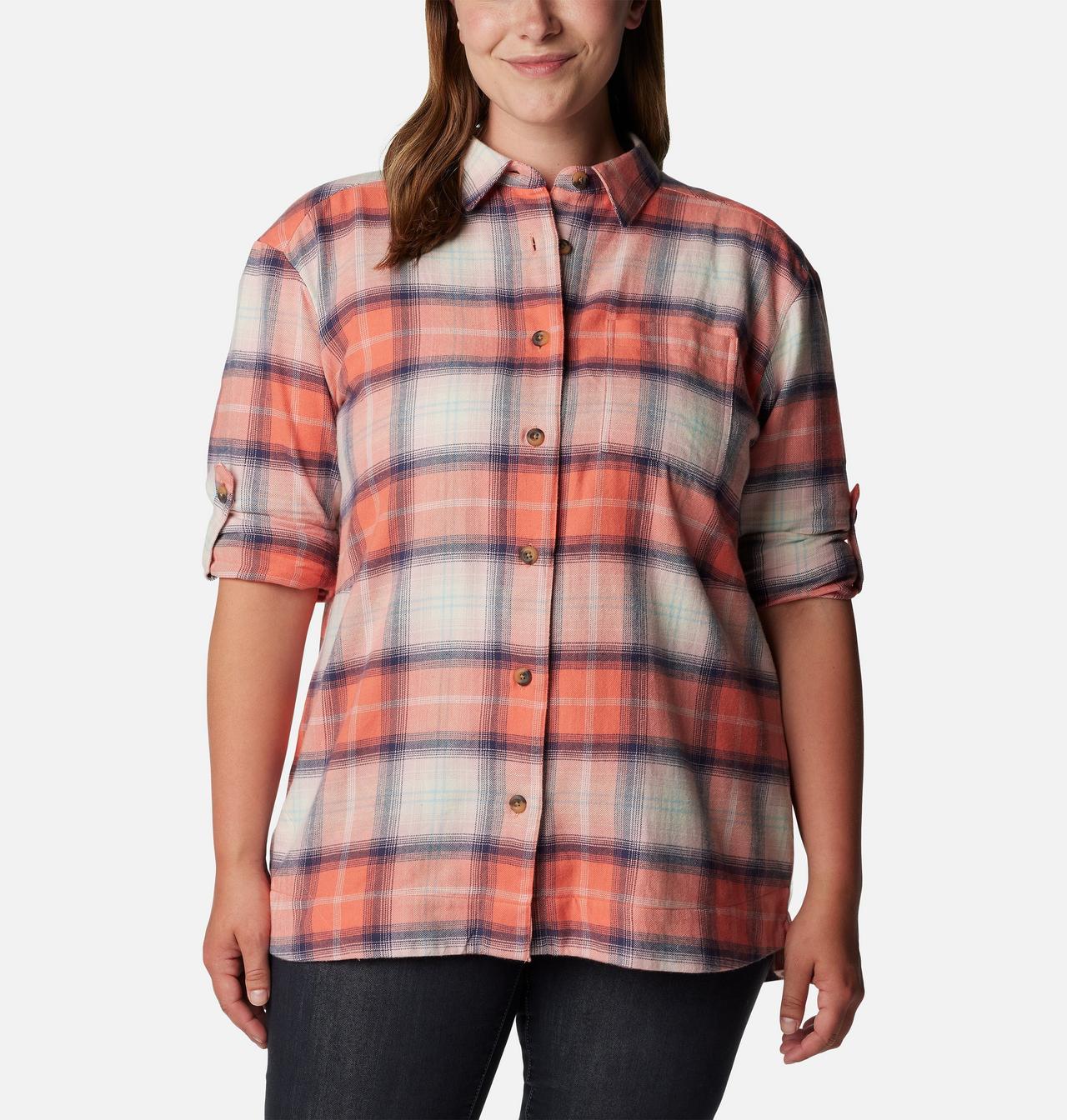 Women's Holly Hideaway™ Flannel Shirt - Plus Size 5