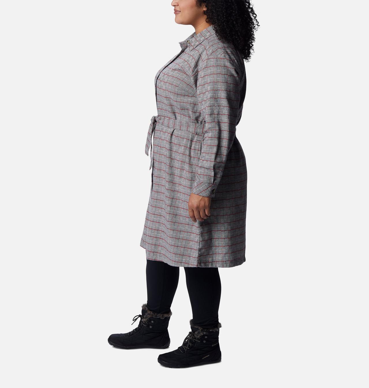 Women's Holly Hideaway™ Flannel Dress - Plus Size 3