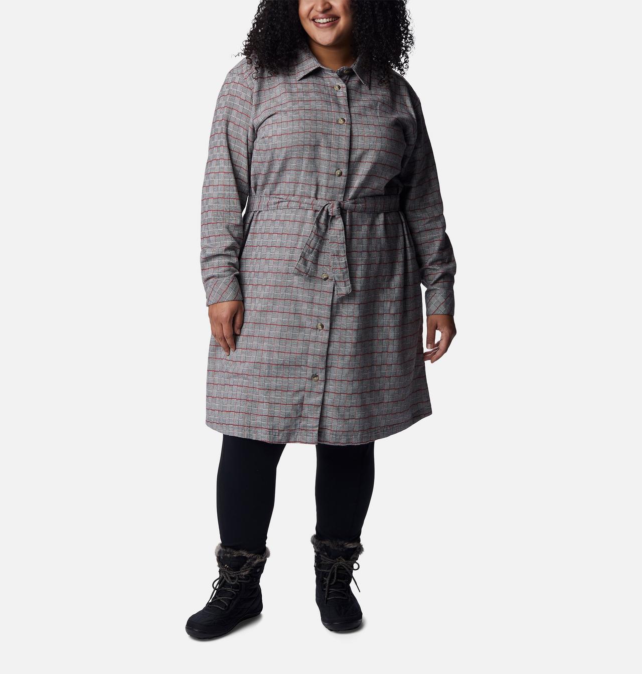 Women's Holly Hideaway™ Flannel Dress - Plus Size 5