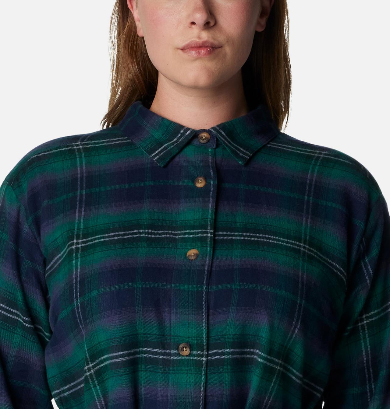 Women's Holly Hideaway™ Flannel Dress - Plus Size 4