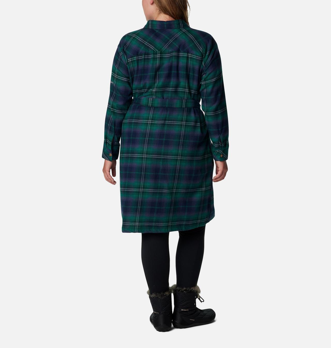 Women's Holly Hideaway™ Flannel Dress - Plus Size 2