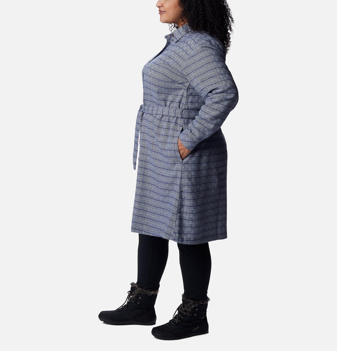 Women's Holly Hideaway™ Flannel Dress - Plus Size 3