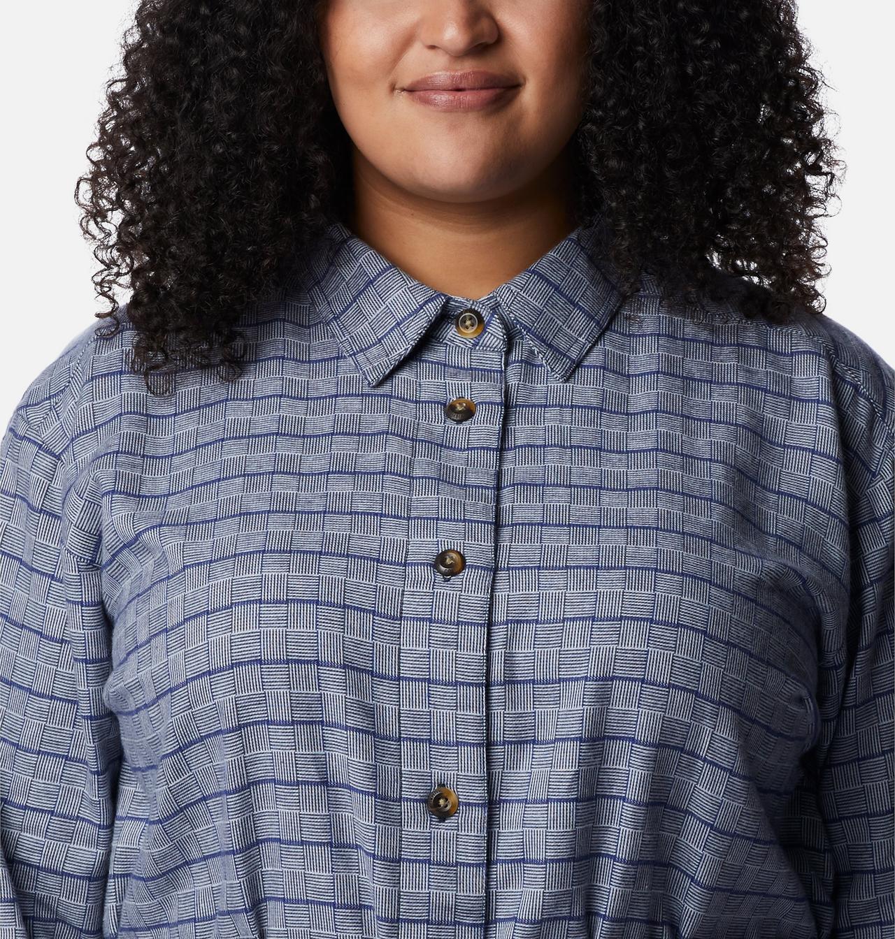 Women's Holly Hideaway™ Flannel Dress - Plus Size 4