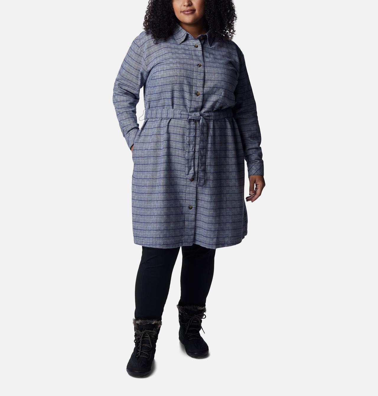 Women's Holly Hideaway™ Flannel Dress - Plus Size 5