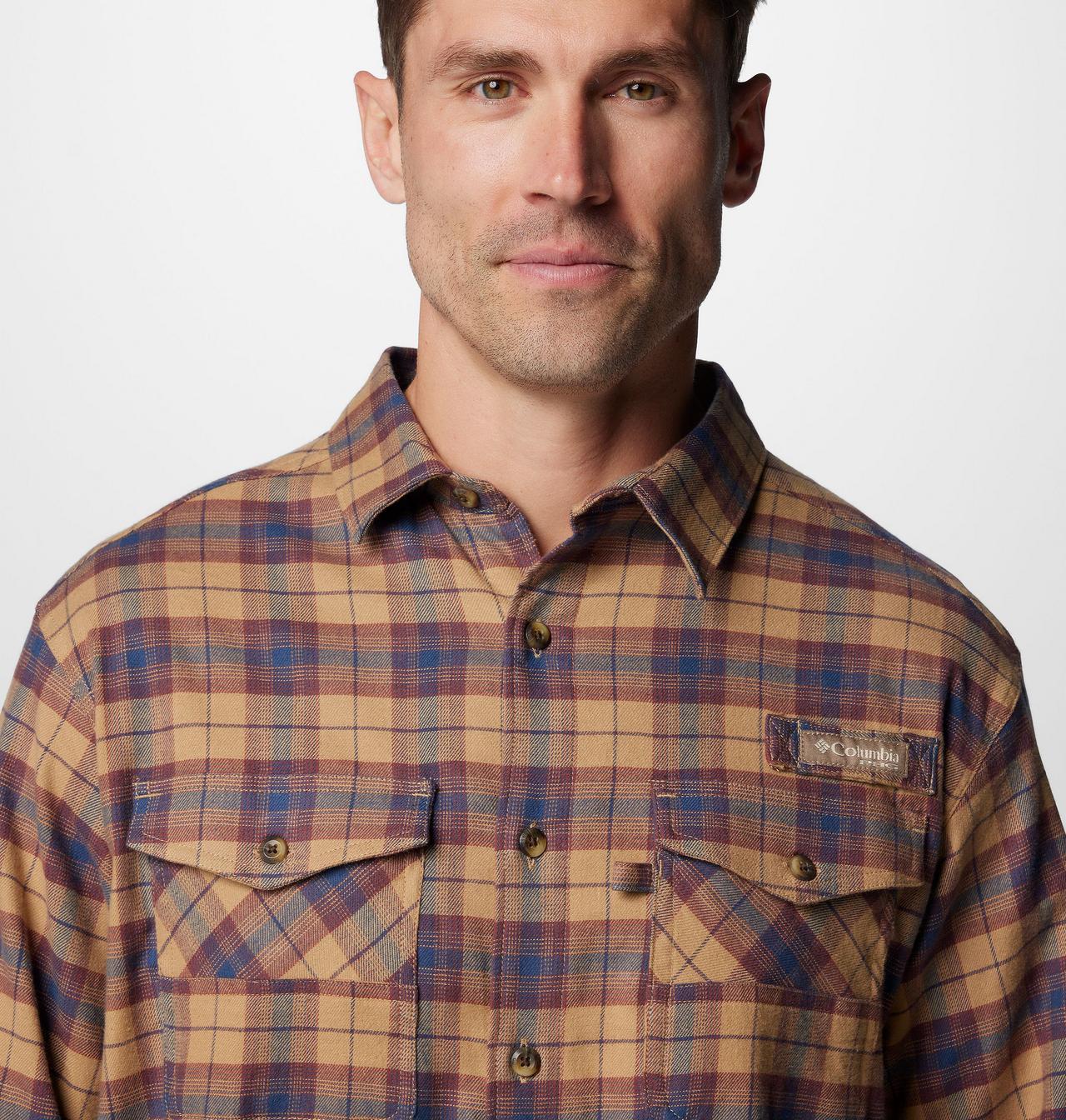 Men's PHG Roughtail™ Stretch Flannel Long Sleeve Shirt 5