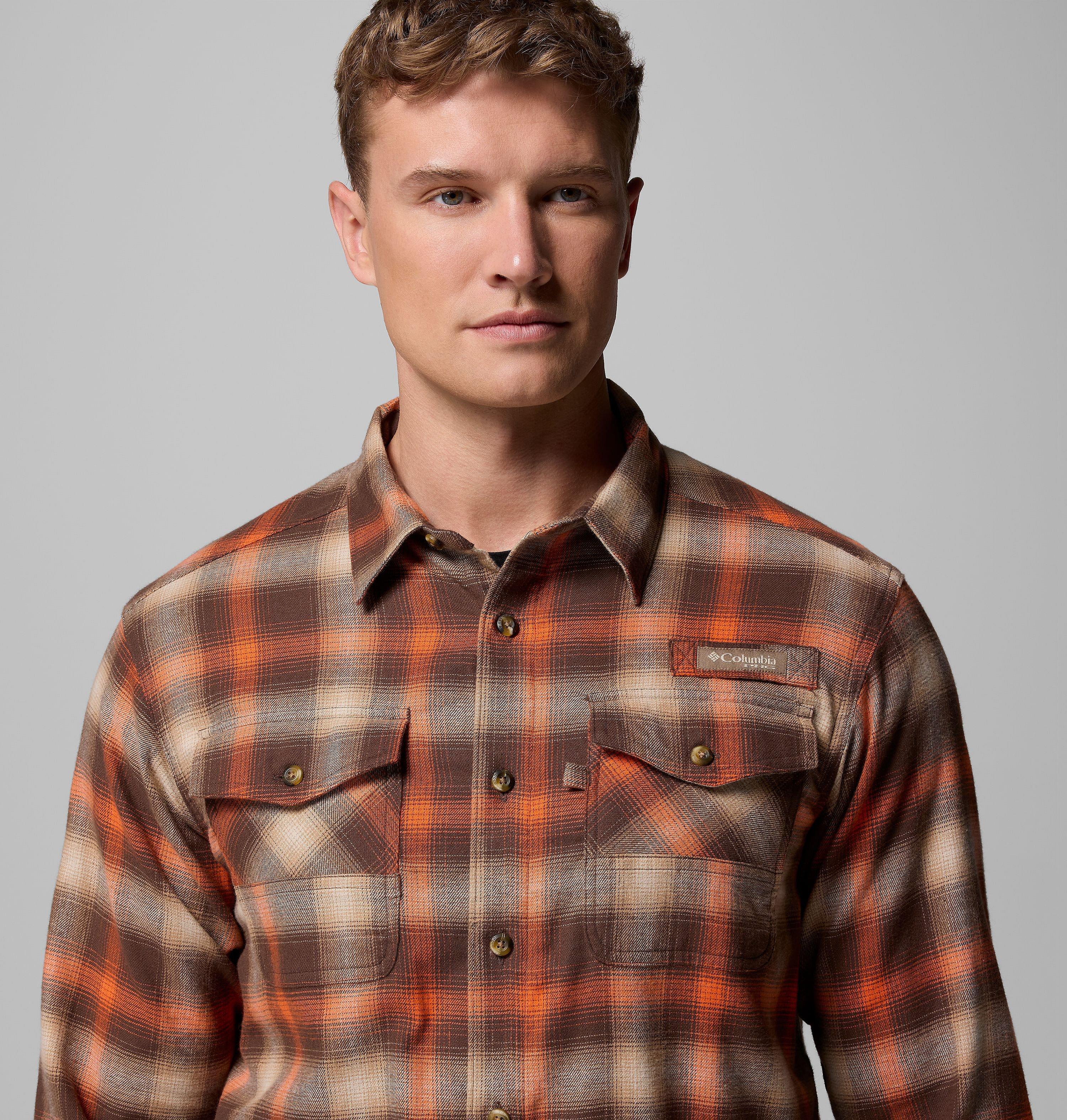Men's PHG Roughtail Stretch Flannel Long Sleeve Shirt 6