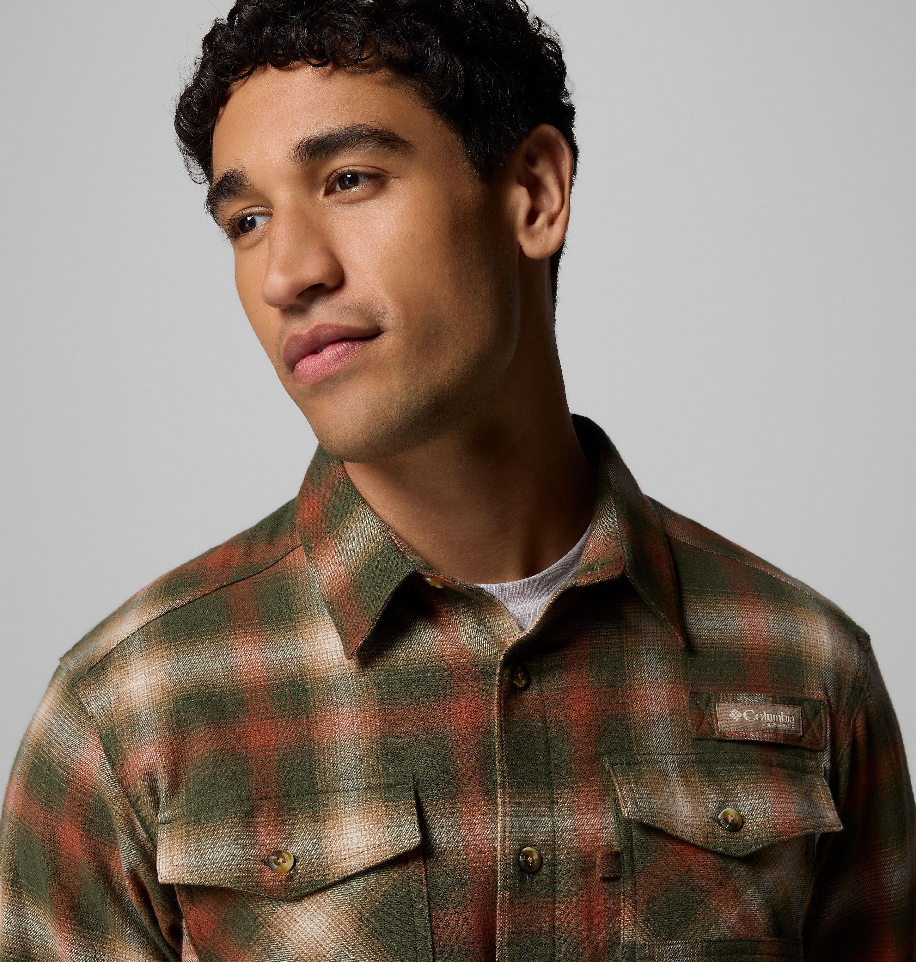 Men's PHG Roughtail Stretch Flannel Long Sleeve Shirt 6
