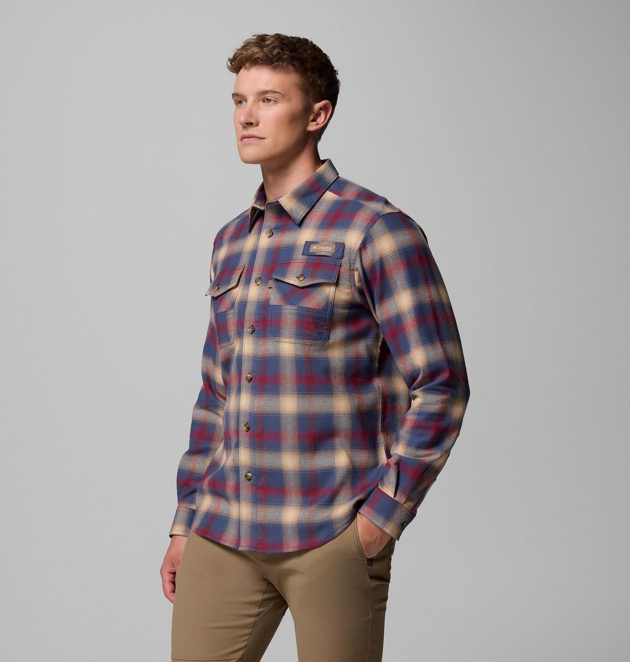 Men's PHG Roughtail™ Stretch Flannel Long Sleeve Shirt | 466 | XL 4