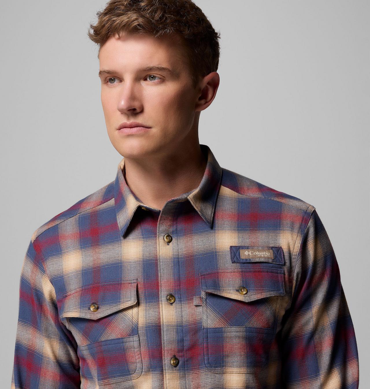 Men's PHG Roughtail™ Stretch Flannel Long Sleeve Shirt | 466 | XL 6