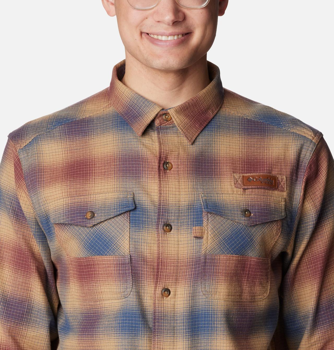 Men's PHG Roughtail™ Stretch Flannel Long Sleeve Shirt 4