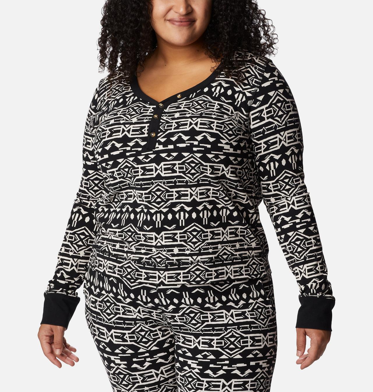 Women's Holly Hideaway™ Thermal Long Sleeve Shirt - Plus Size 1