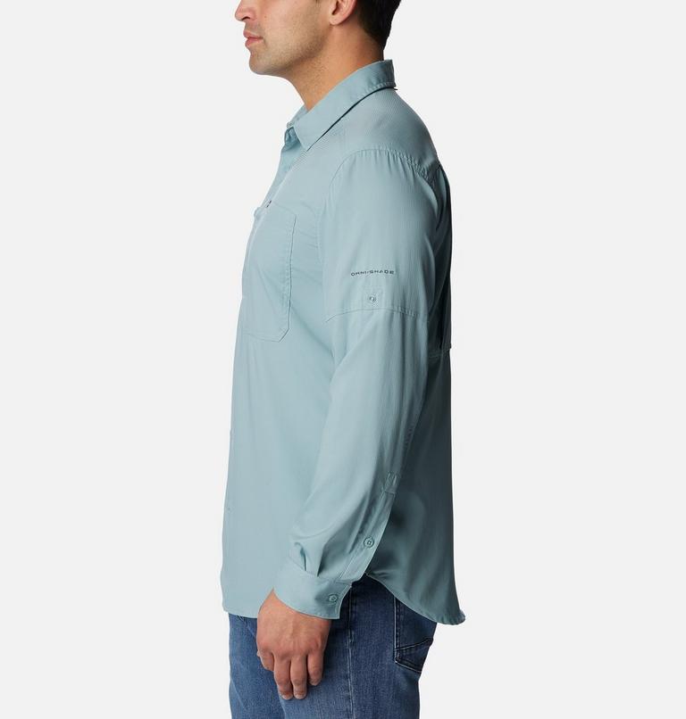 Men's Silver Ridge Utility Lite Shirt, Color: Stone Blue, image 3