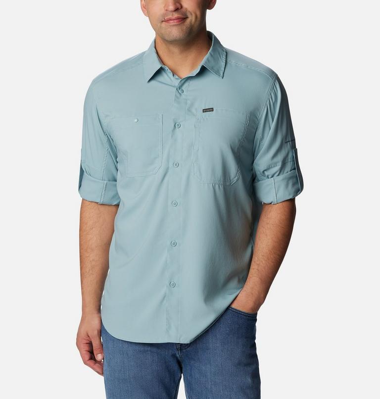 Men's Silver Ridge Utility Lite Shirt, Color: Stone Blue, image 6