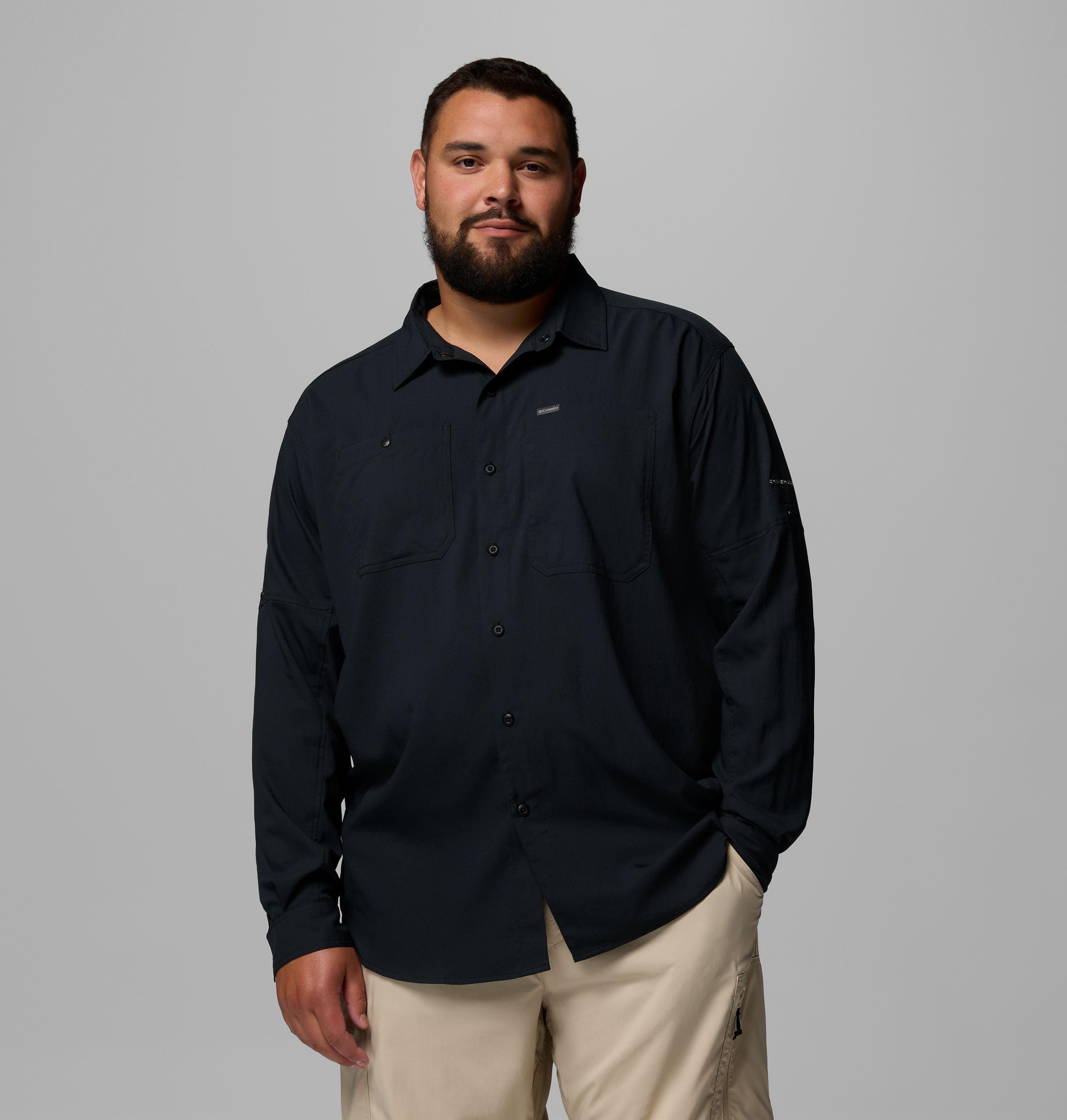 Men's Silver Ridge Utility Lite Long Sleeve Shirt - Big | Columbia
