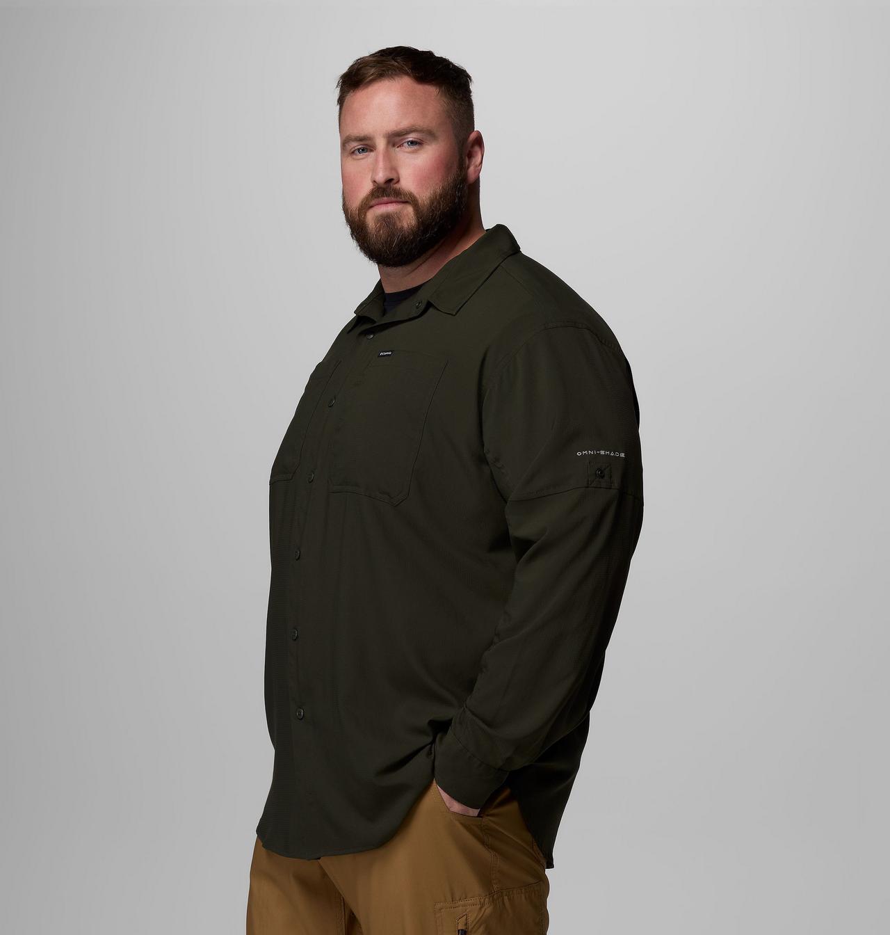 Men's Silver Ridge™ Utility Lite Long Sleeve Shirt - Big 4