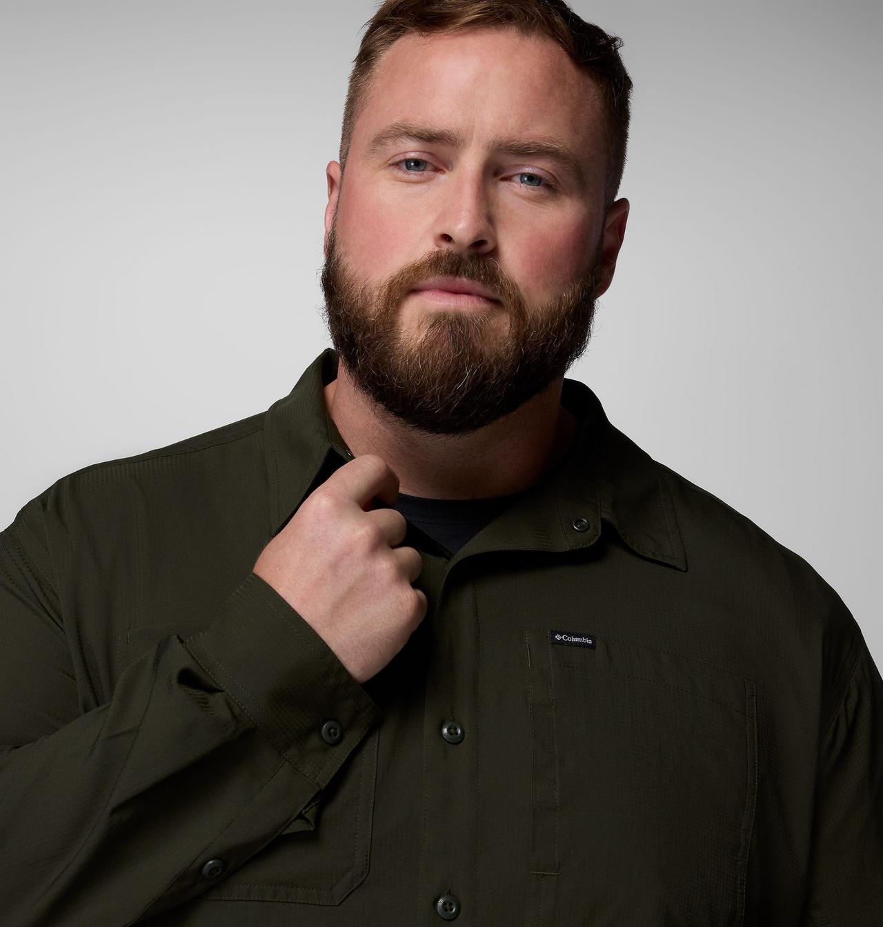 Men's Silver Ridge™ Utility Lite Long Sleeve Shirt - Big 7