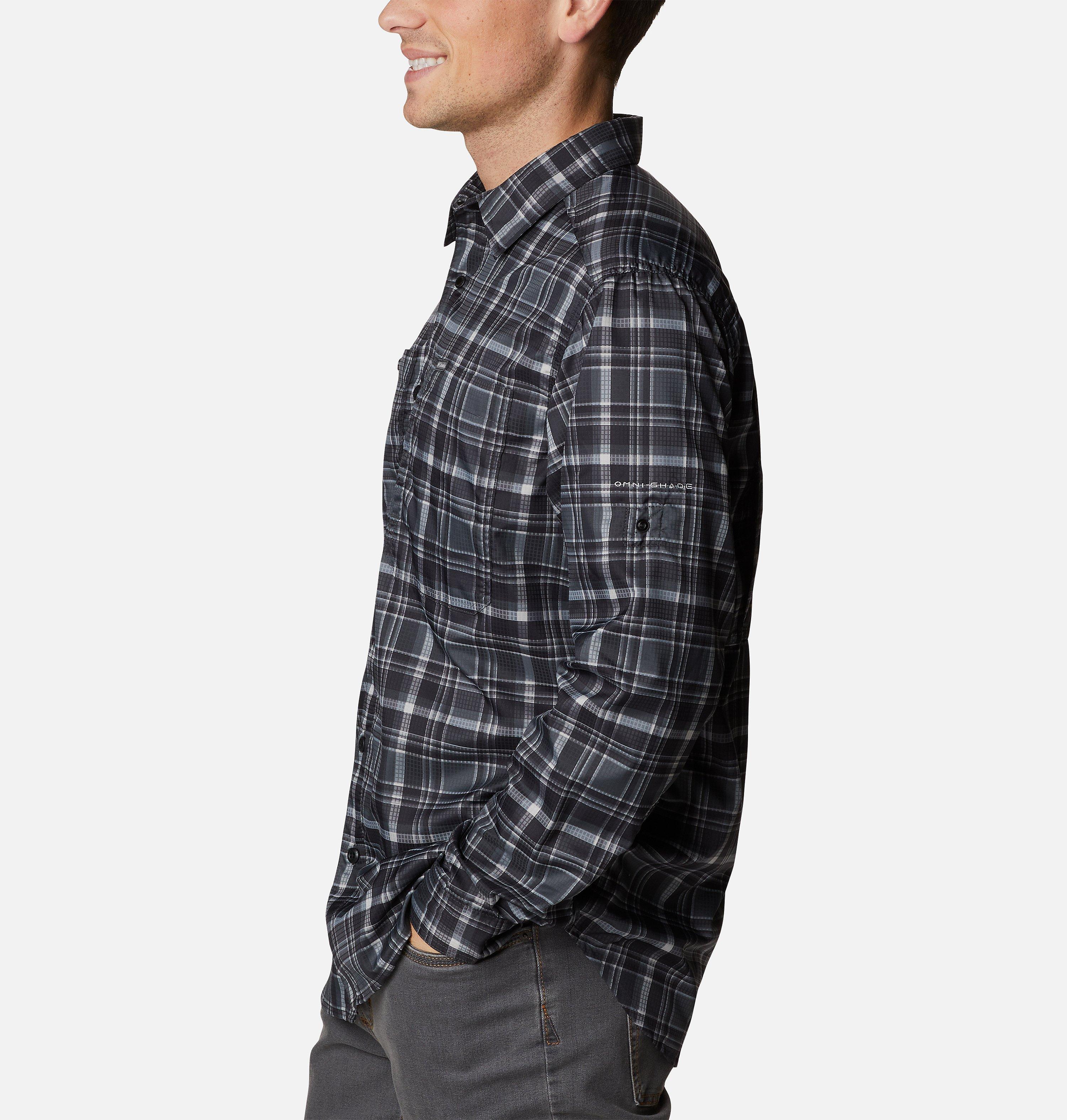 Men's Silver Ridge Utility Lite Plaid Long Sleeve Shirt 3