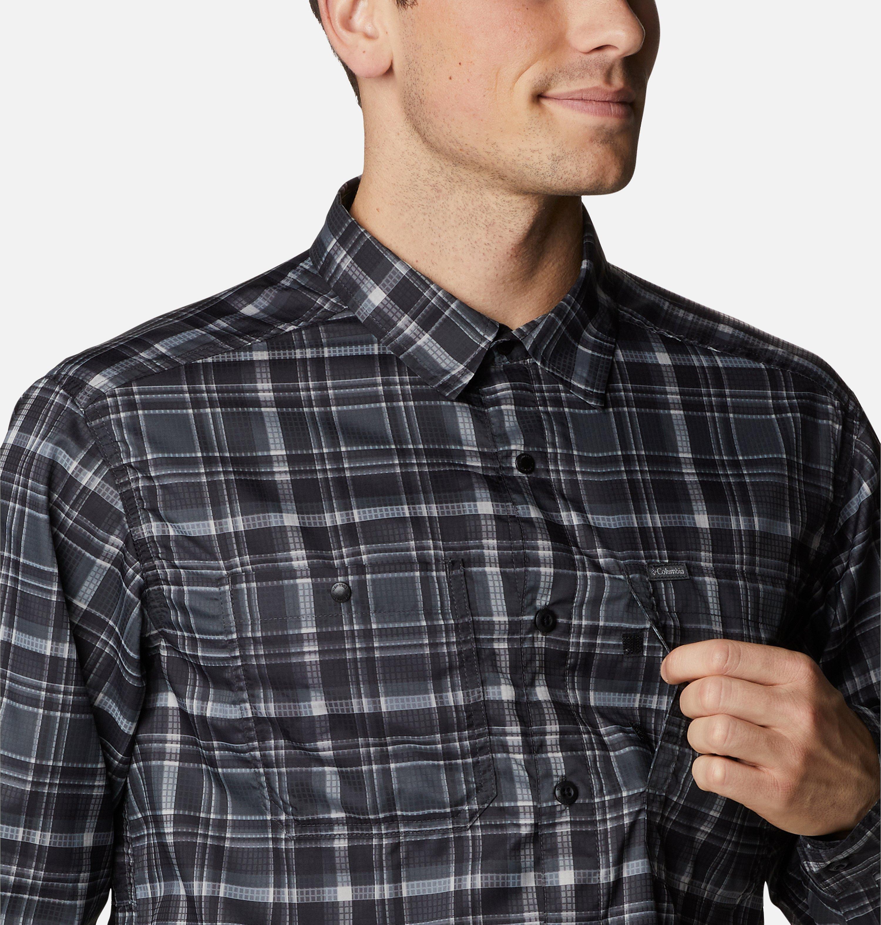 Men's Silver Ridge Utility Lite Plaid Long Sleeve Shirt 4