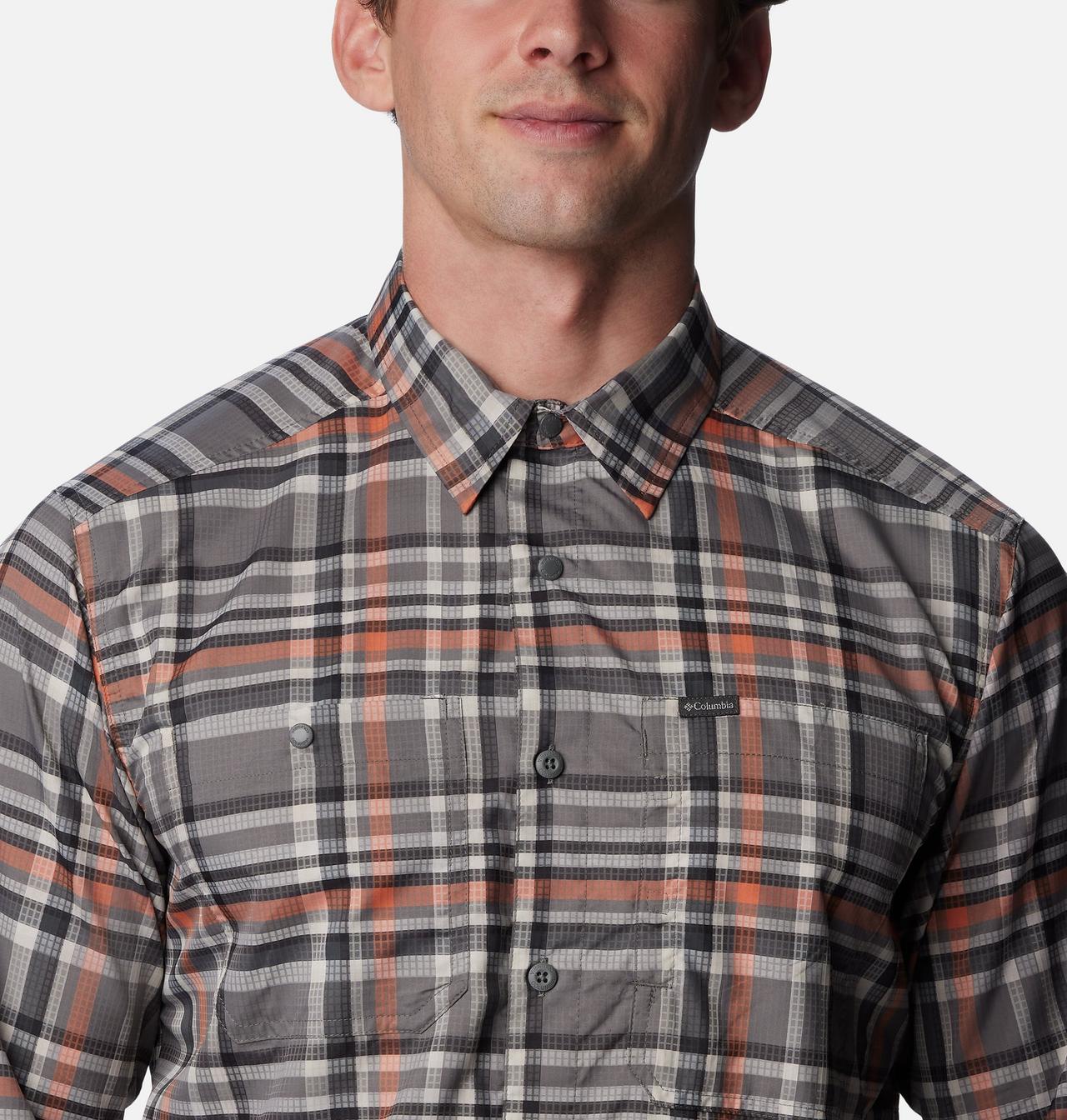 Men's Silver Ridge™ Utility Lite Plaid Long Sleeve Shirt 4