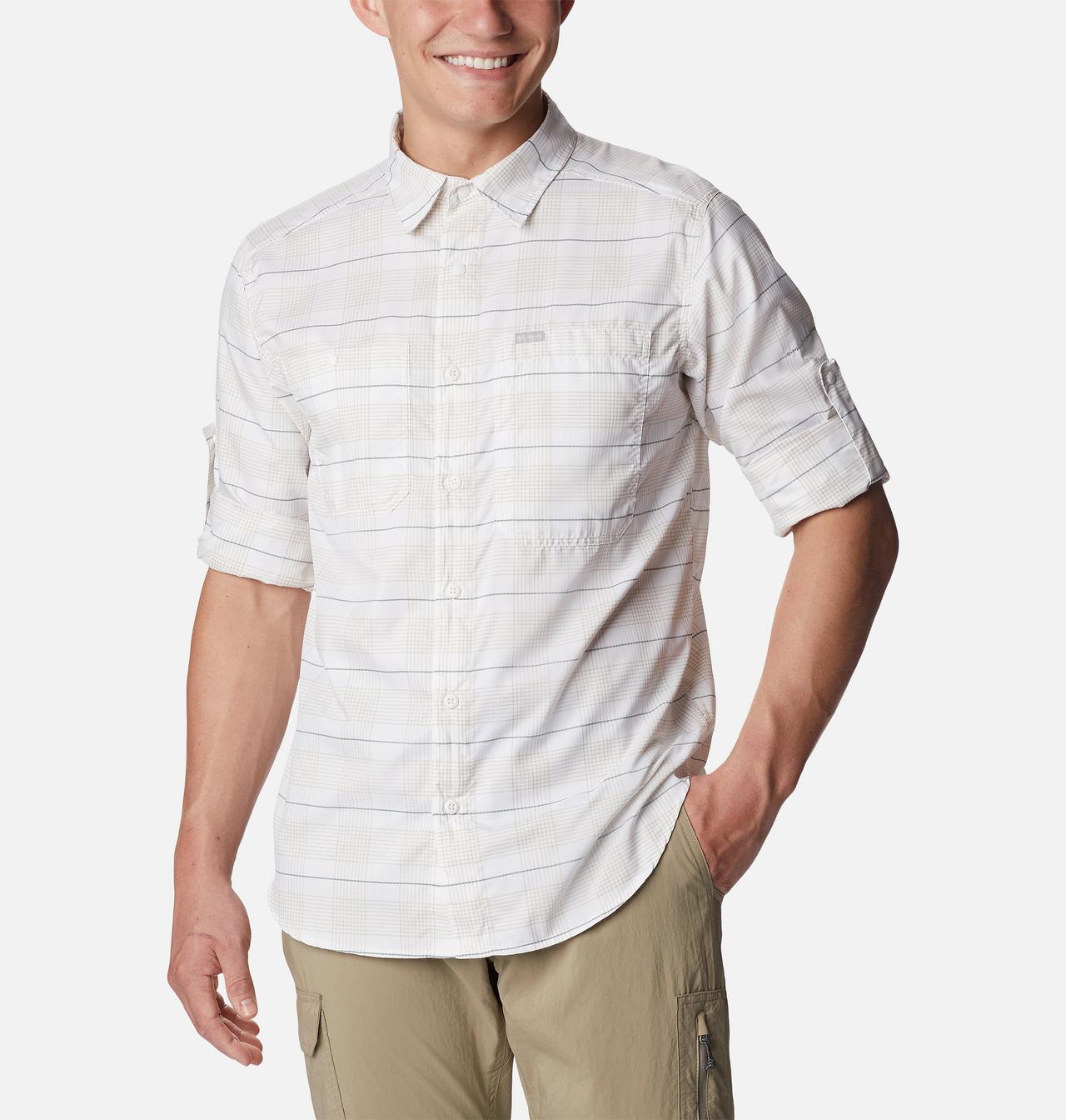 Men's Silver Ridge™ Utility Lite Plaid Long Sleeve Shirt 6