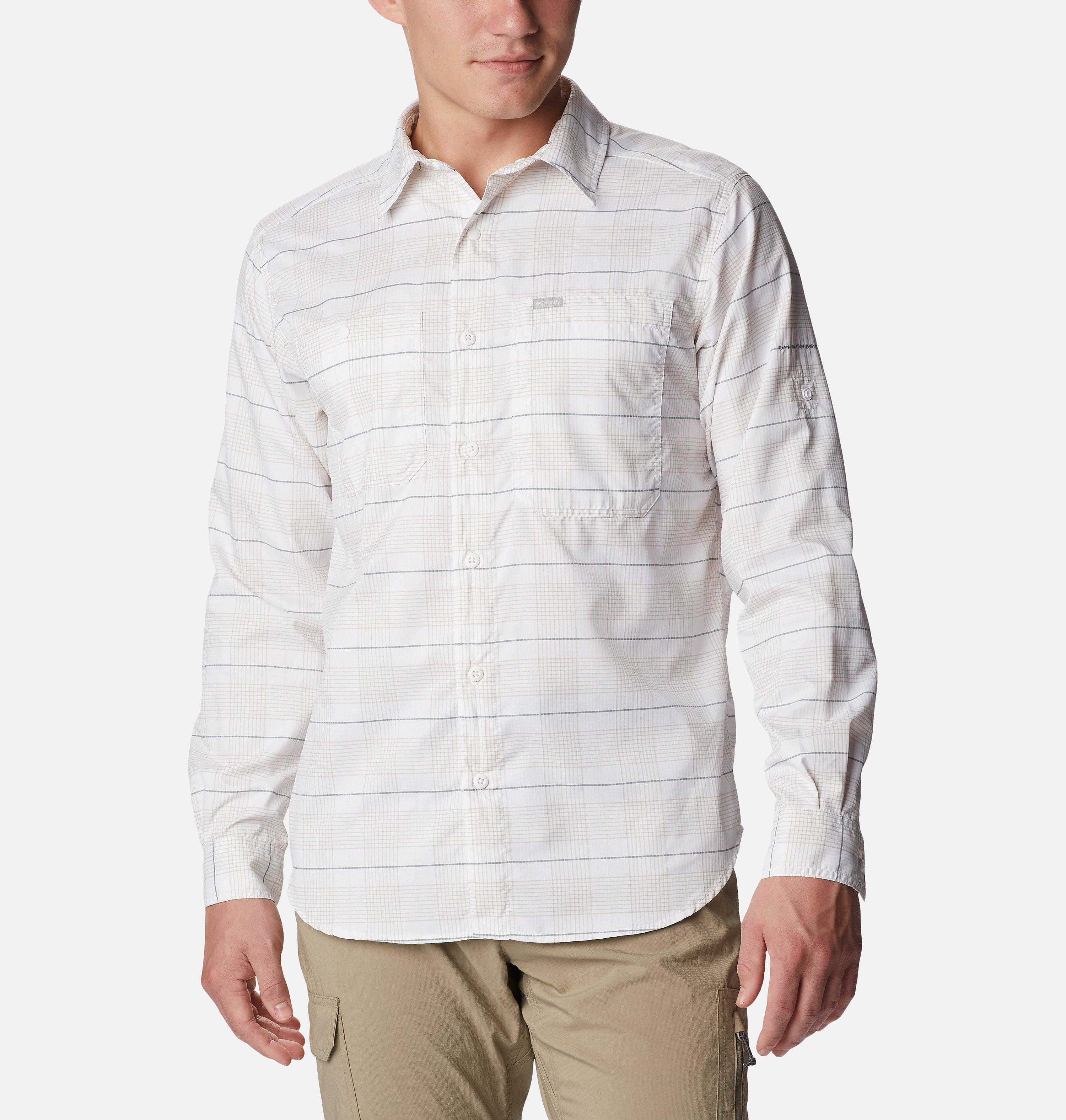 Men's Silver Ridge Utility Lite Plaid Long Sleeve Shirt 1
