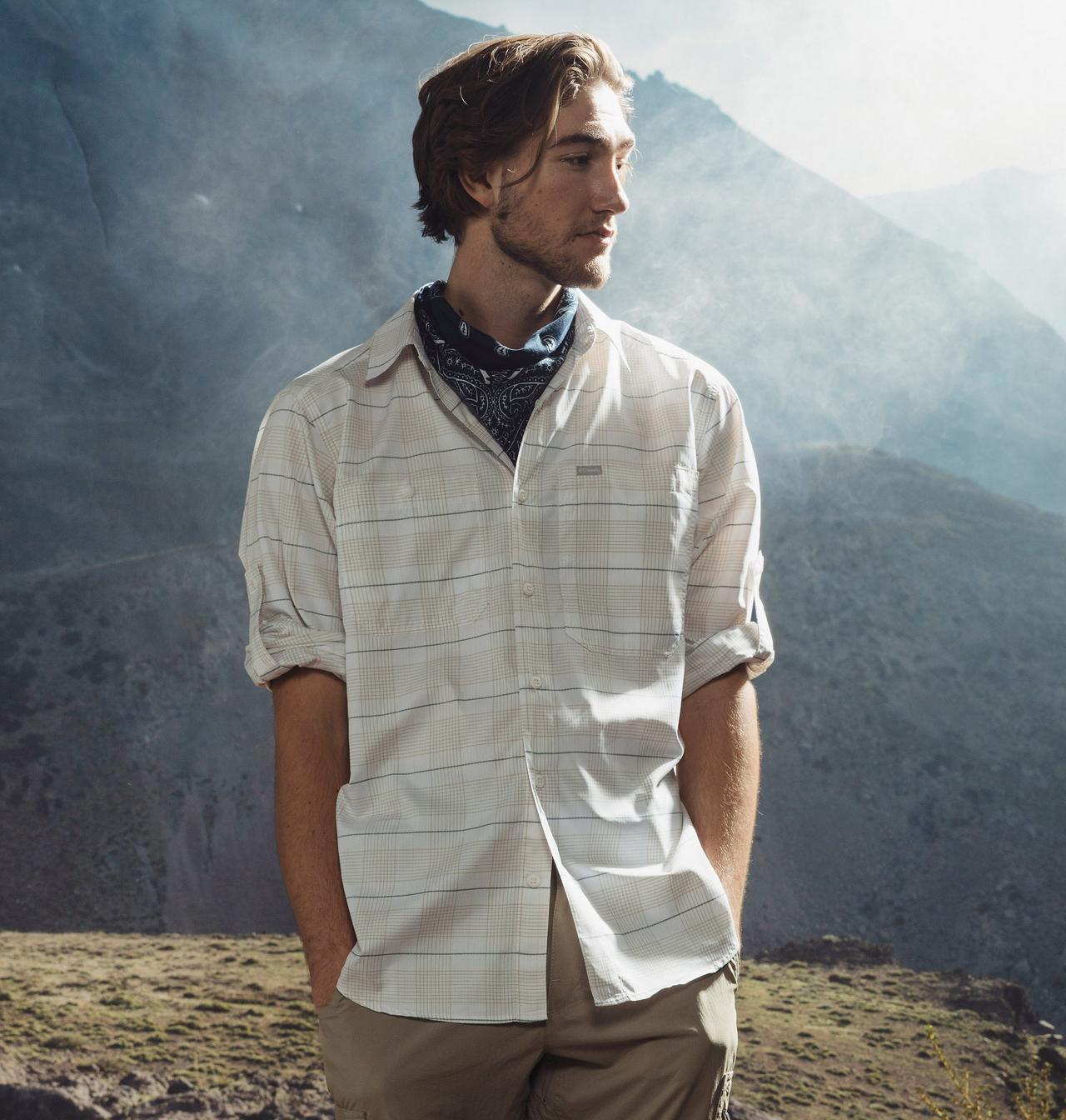 Men's Silver Ridge™ Utility Lite Plaid Long Sleeve Shirt 7