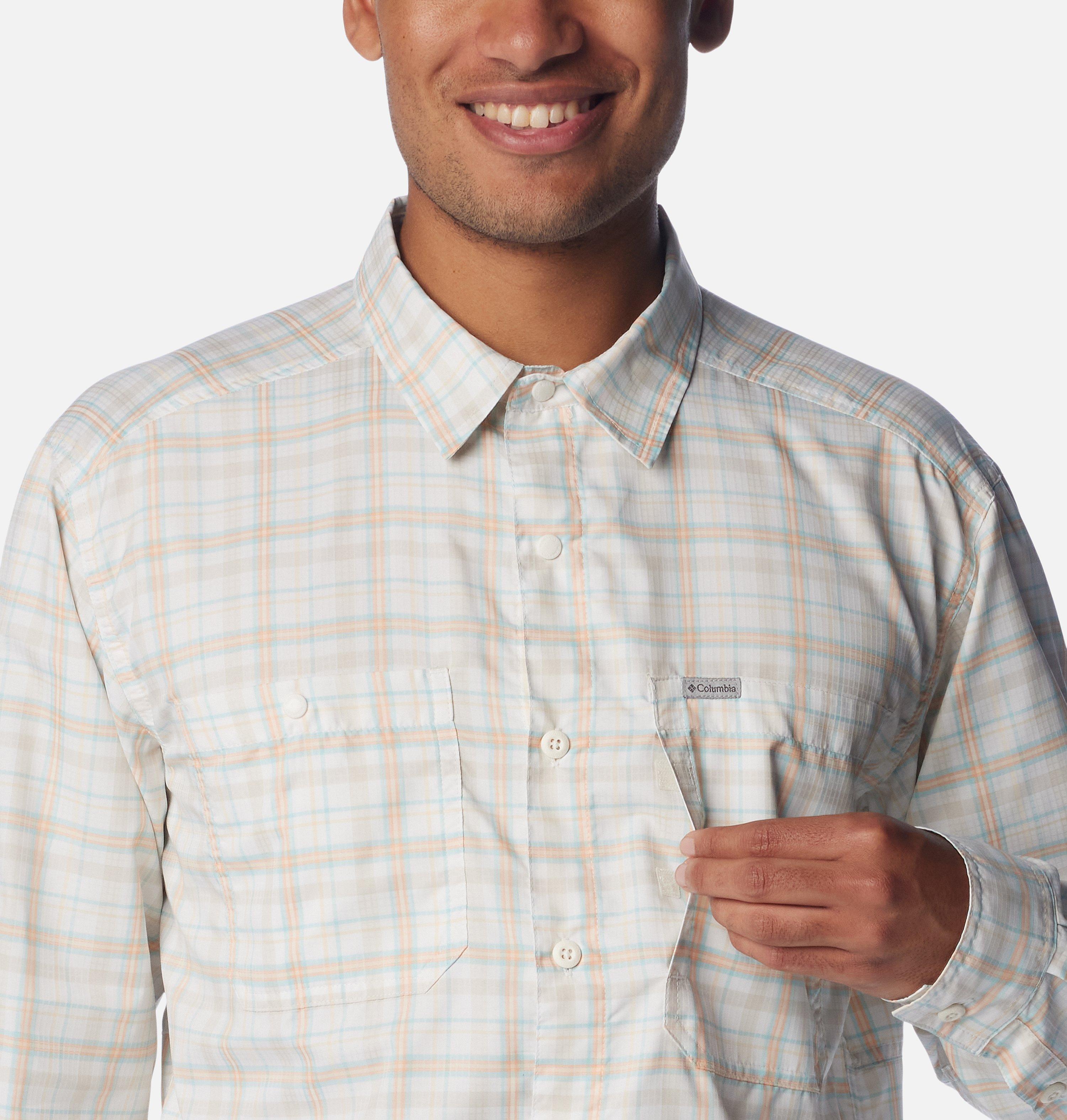 Men's Silver Ridge Utility Lite Plaid Long Sleeve Shirt 4