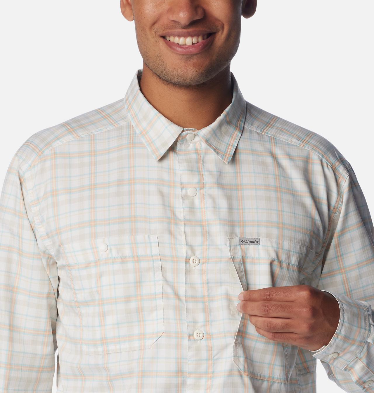Men's Silver Ridge™ Utility Lite Plaid Long Sleeve Shirt 4