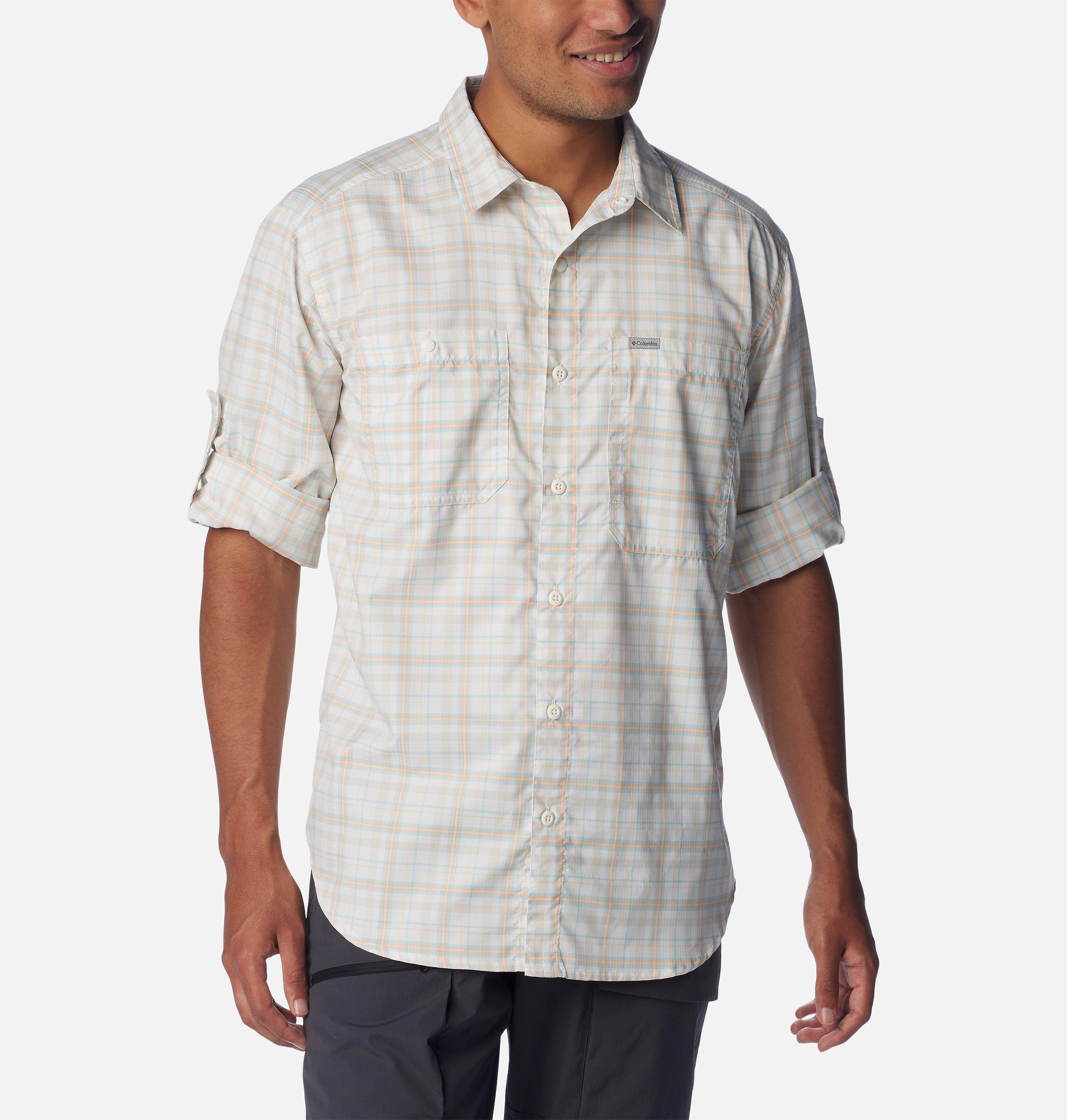 Men's Silver Ridge Utility Lite Plaid Long Sleeve Shirt 6