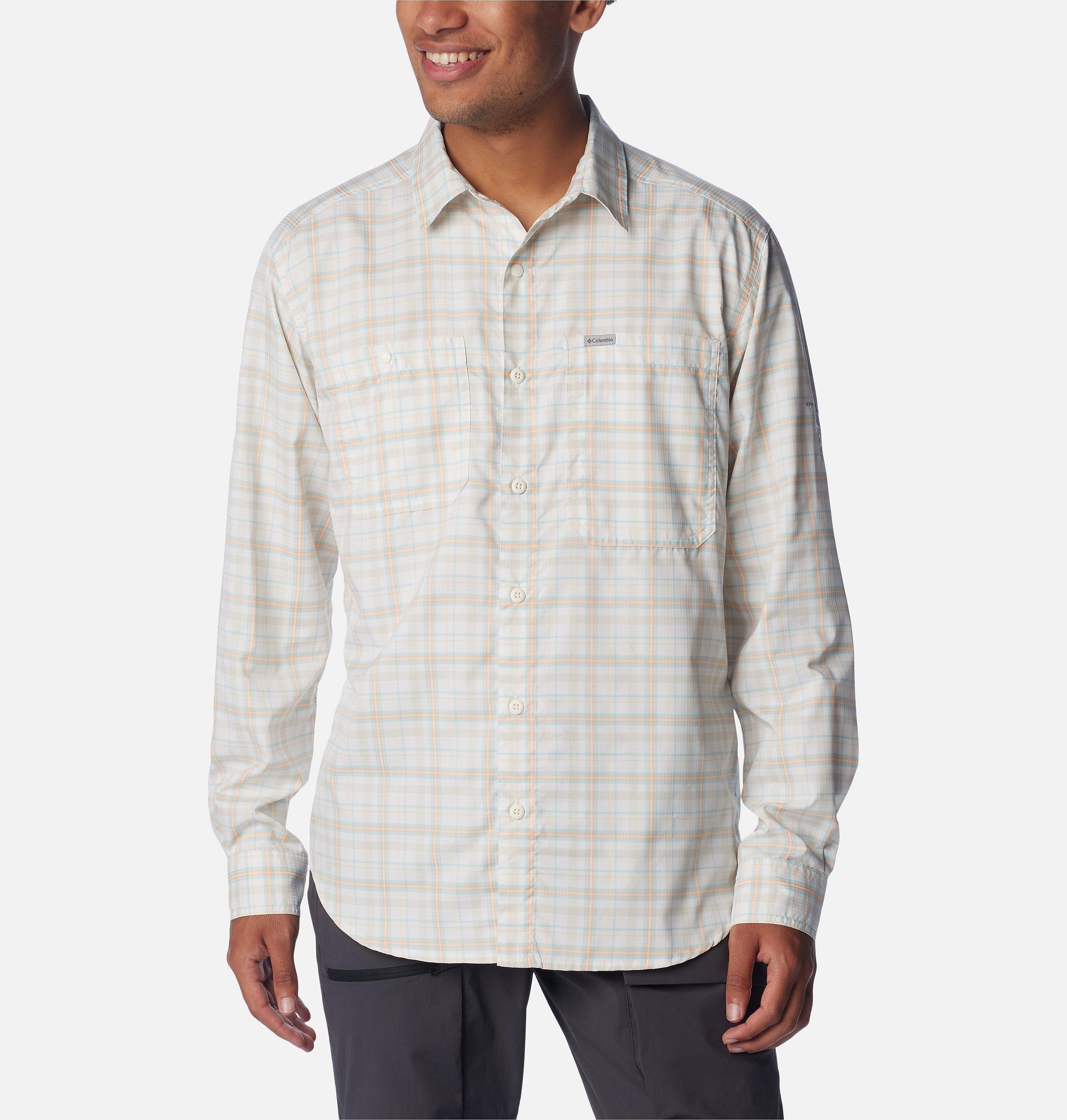 Men's Silver Ridge Utility Lite Plaid Long Sleeve Shirt 1