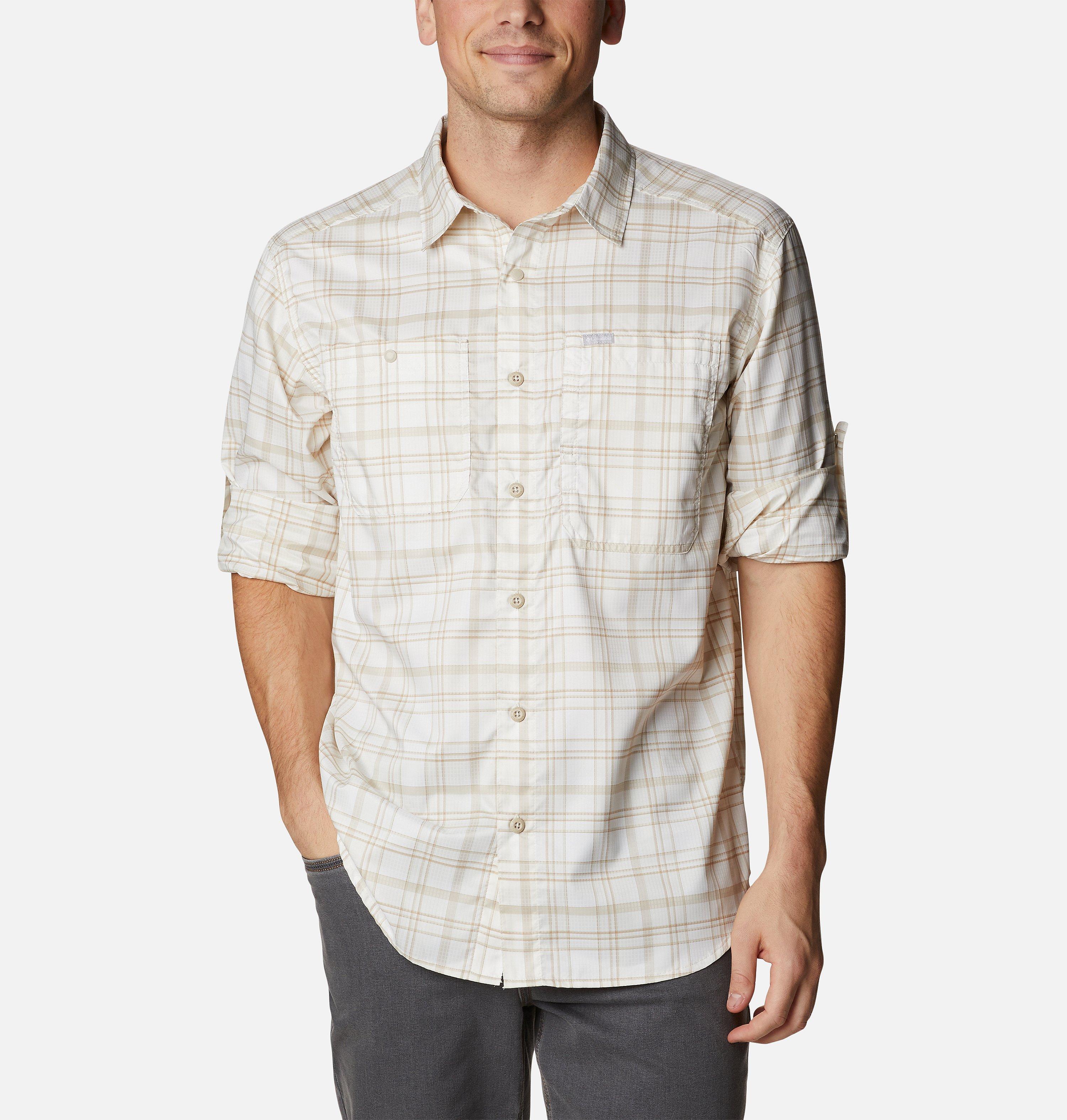 Men's Silver Ridge Utility Lite Plaid Long Sleeve Shirt 6