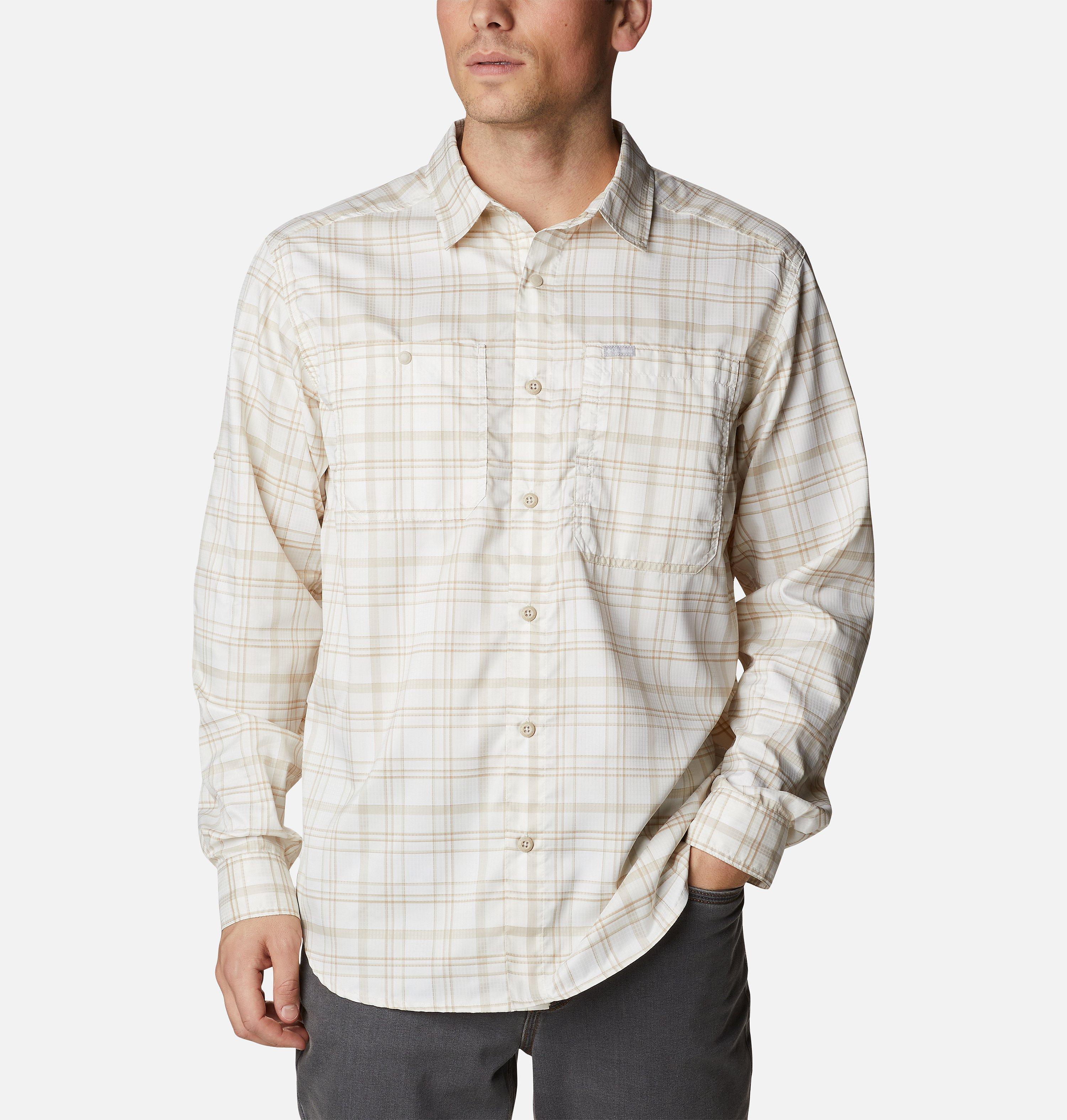 Men's Silver Ridge Utility Lite Plaid Long Sleeve Shirt 1