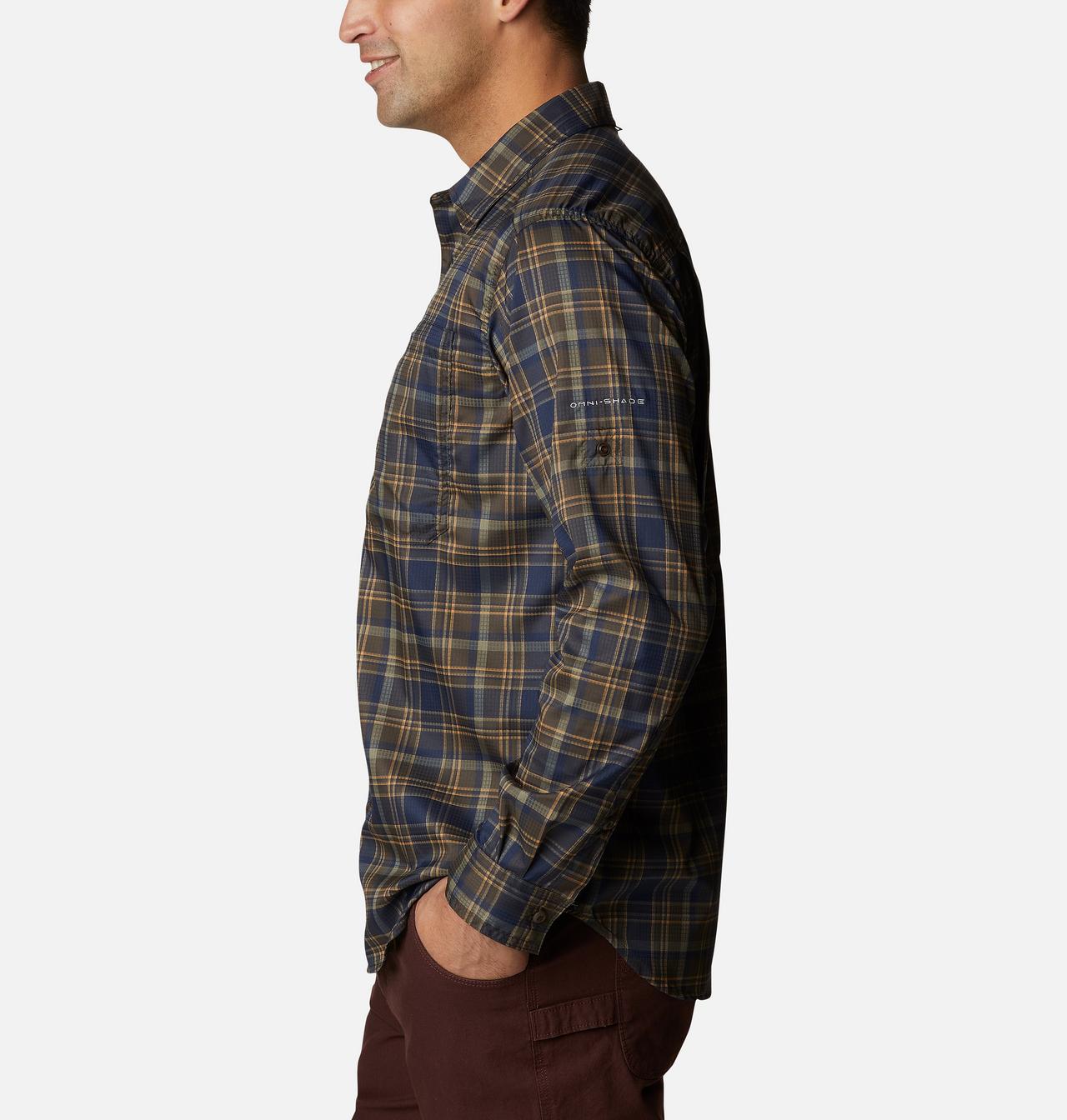Men's Silver Ridge™ Utility Lite Plaid Long Sleeve Shirt 3
