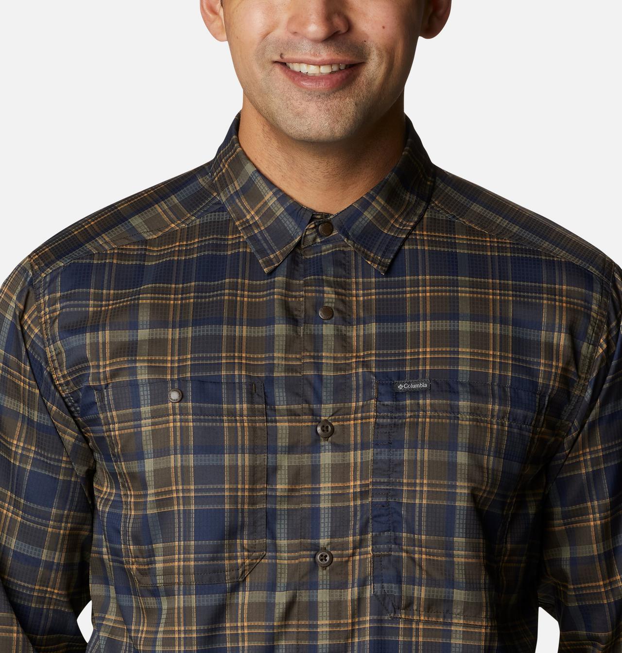 Men's Silver Ridge™ Utility Lite Plaid Long Sleeve Shirt 4