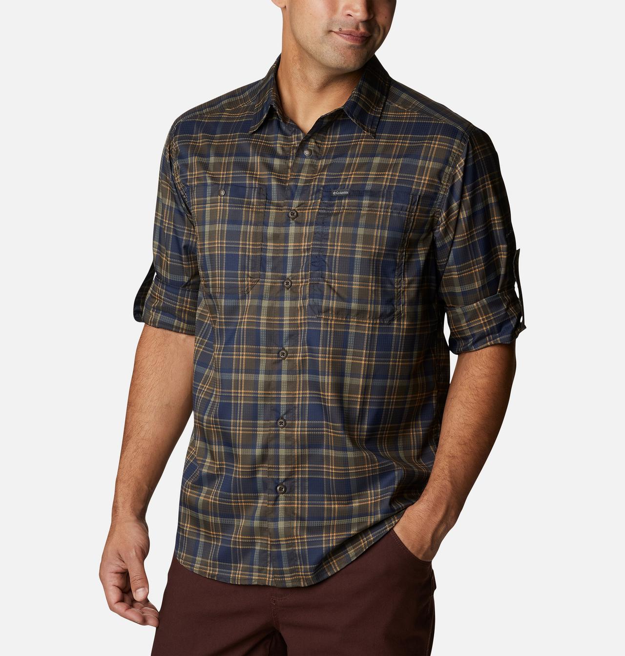 Men's Silver Ridge™ Utility Lite Plaid Long Sleeve Shirt 6