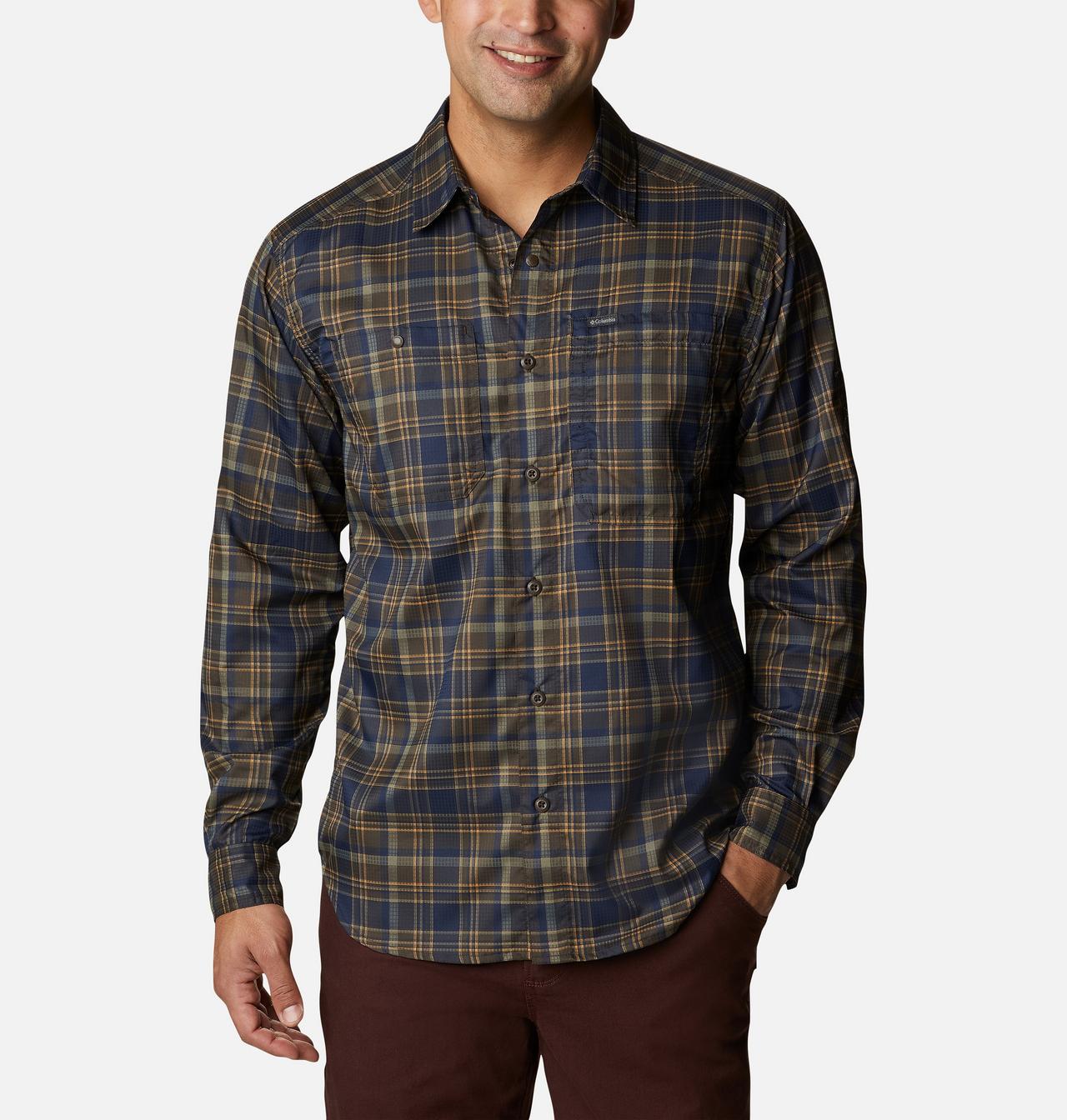 Men's Silver Ridge™ Utility Lite Plaid Long Sleeve Shirt 1