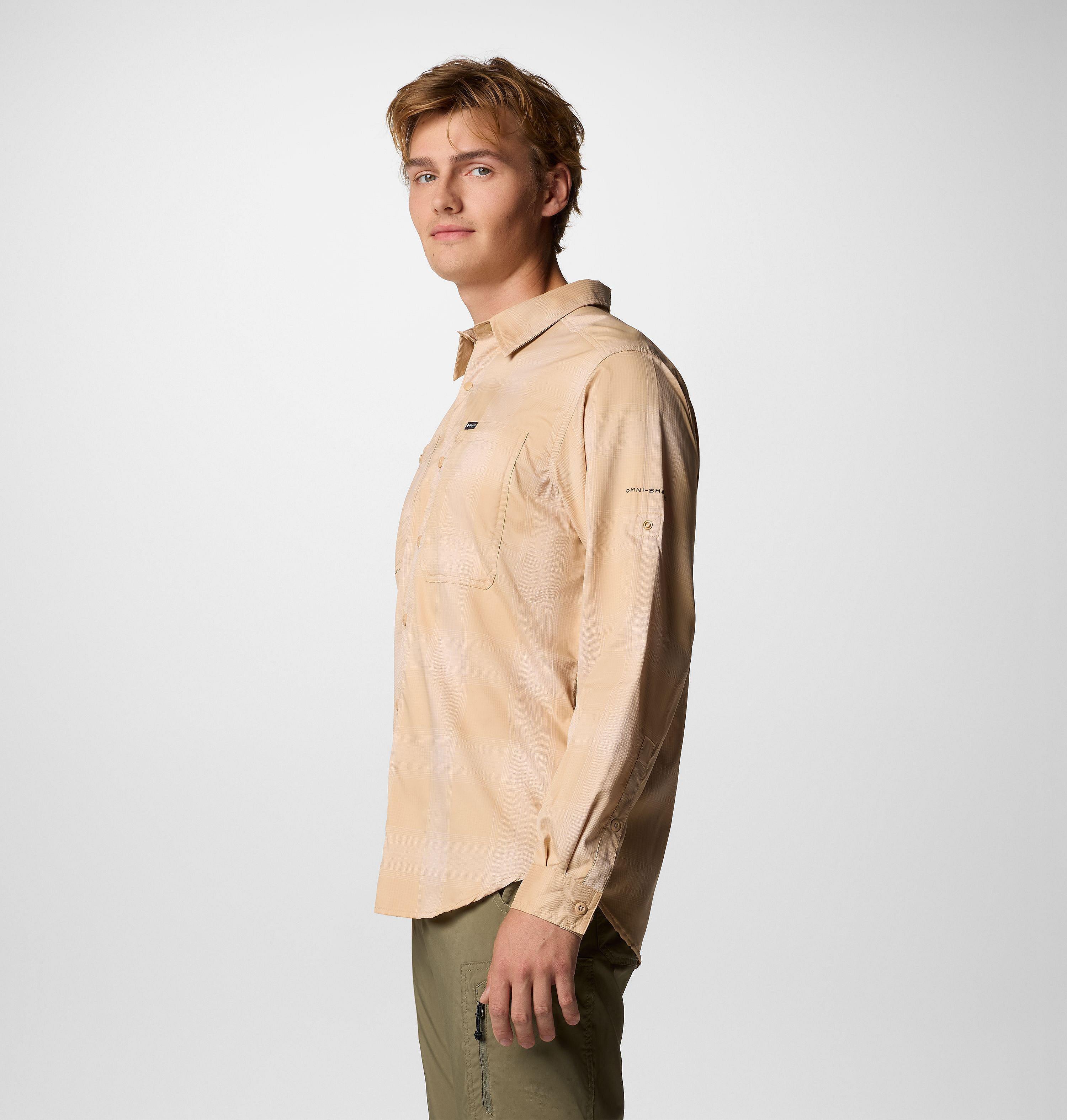 Men's Silver Ridge™ Utility Lite Plaid Long Sleeve Shirt | 262 | L 4