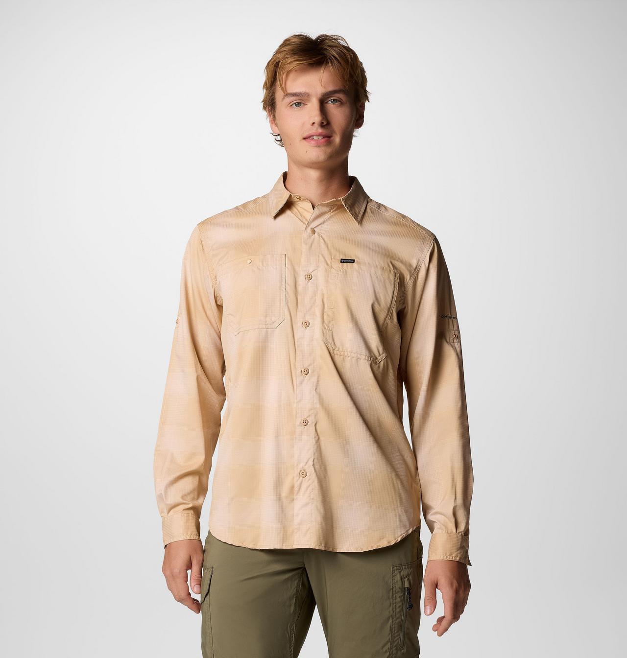 Men's Silver Ridge™ Utility Lite Plaid Long Sleeve Shirt | 262 | S 1