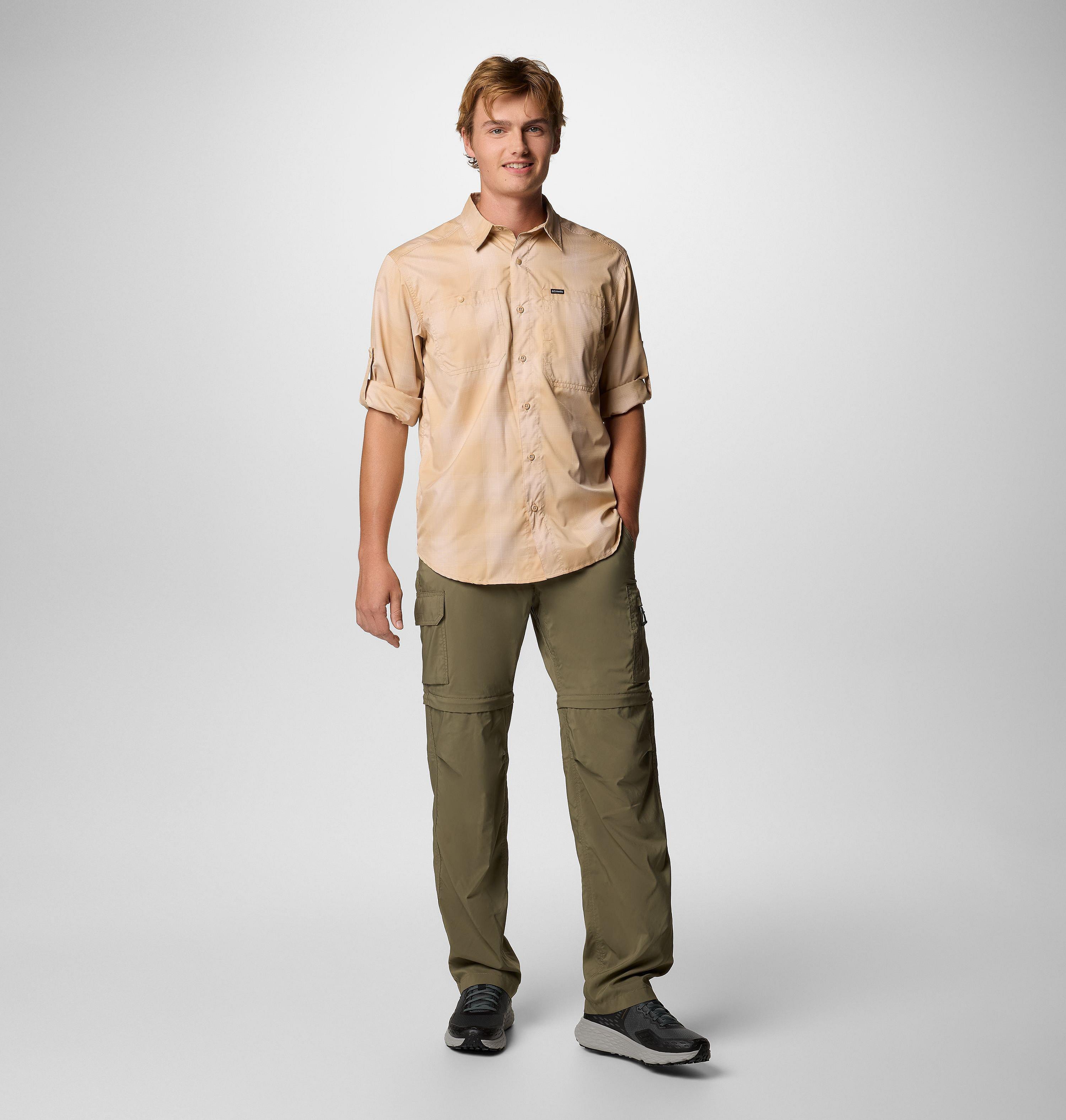 Men's Silver Ridge™ Utility Lite Plaid Long Sleeve Shirt | 262 | L 2