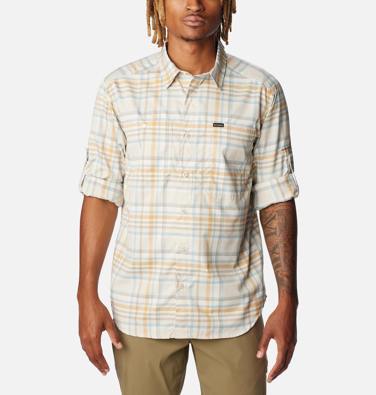 Men's Silver Ridge™ Utility Lite Plaid Long Sleeve Shirt 6