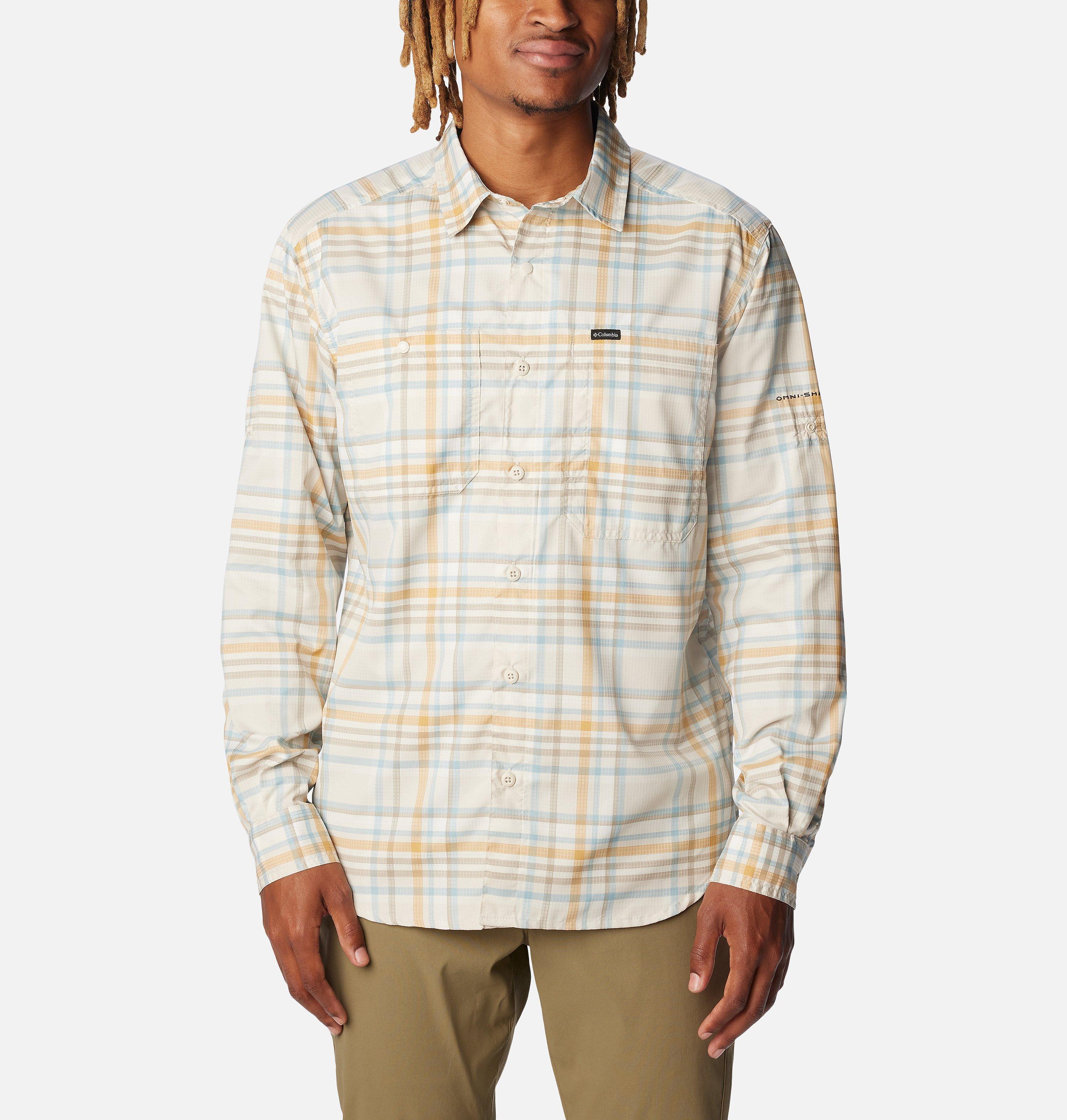 Men's Silver Ridge Utility Lite Plaid Long Sleeve Shirt | Columbia