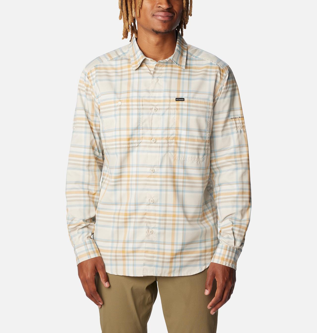 Men's Silver Ridge™ Utility Lite Plaid Long Sleeve Shirt 1
