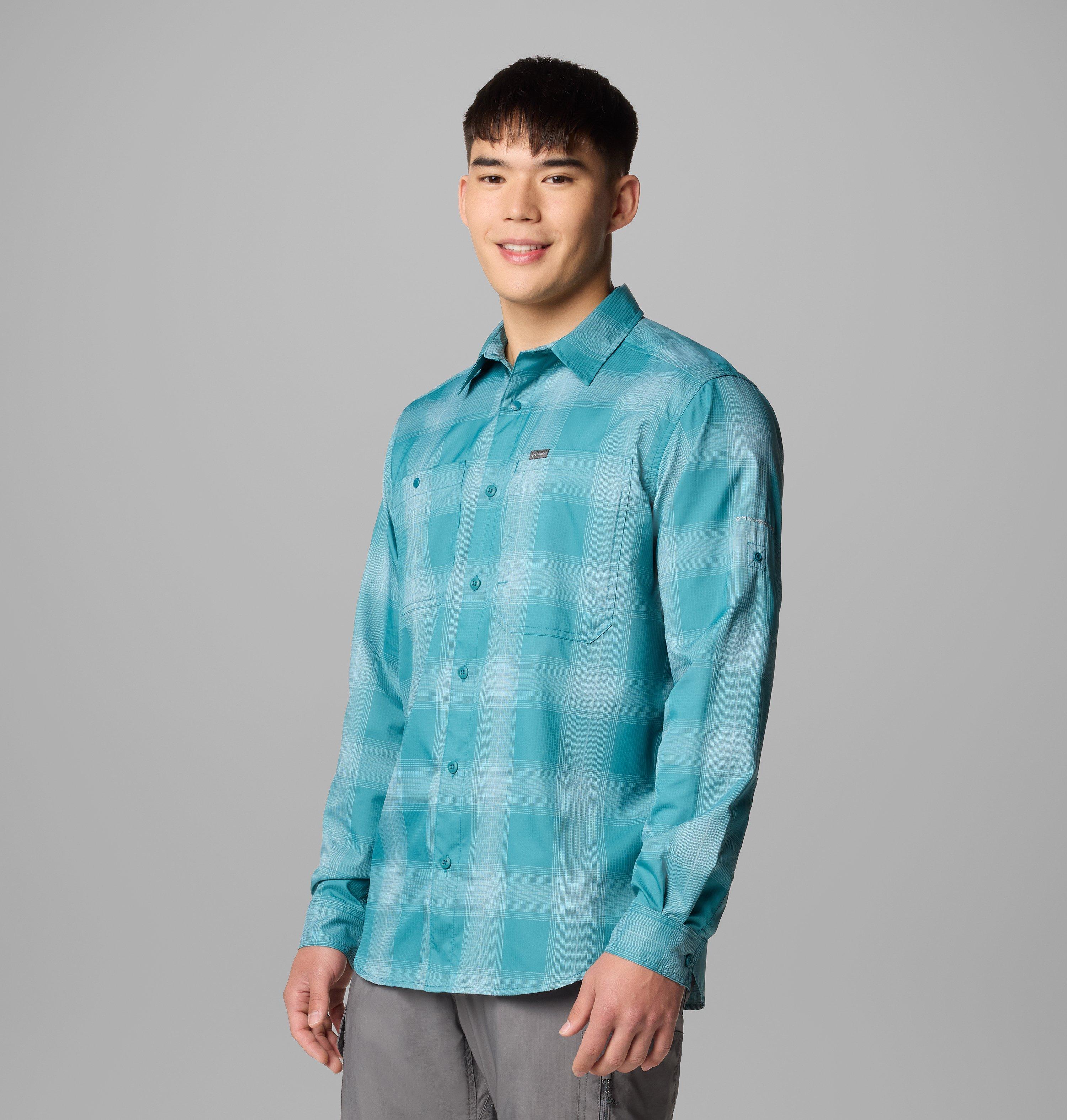 Men's Silver Ridge Utility Lite Plaid Long Sleeve Shirt 4