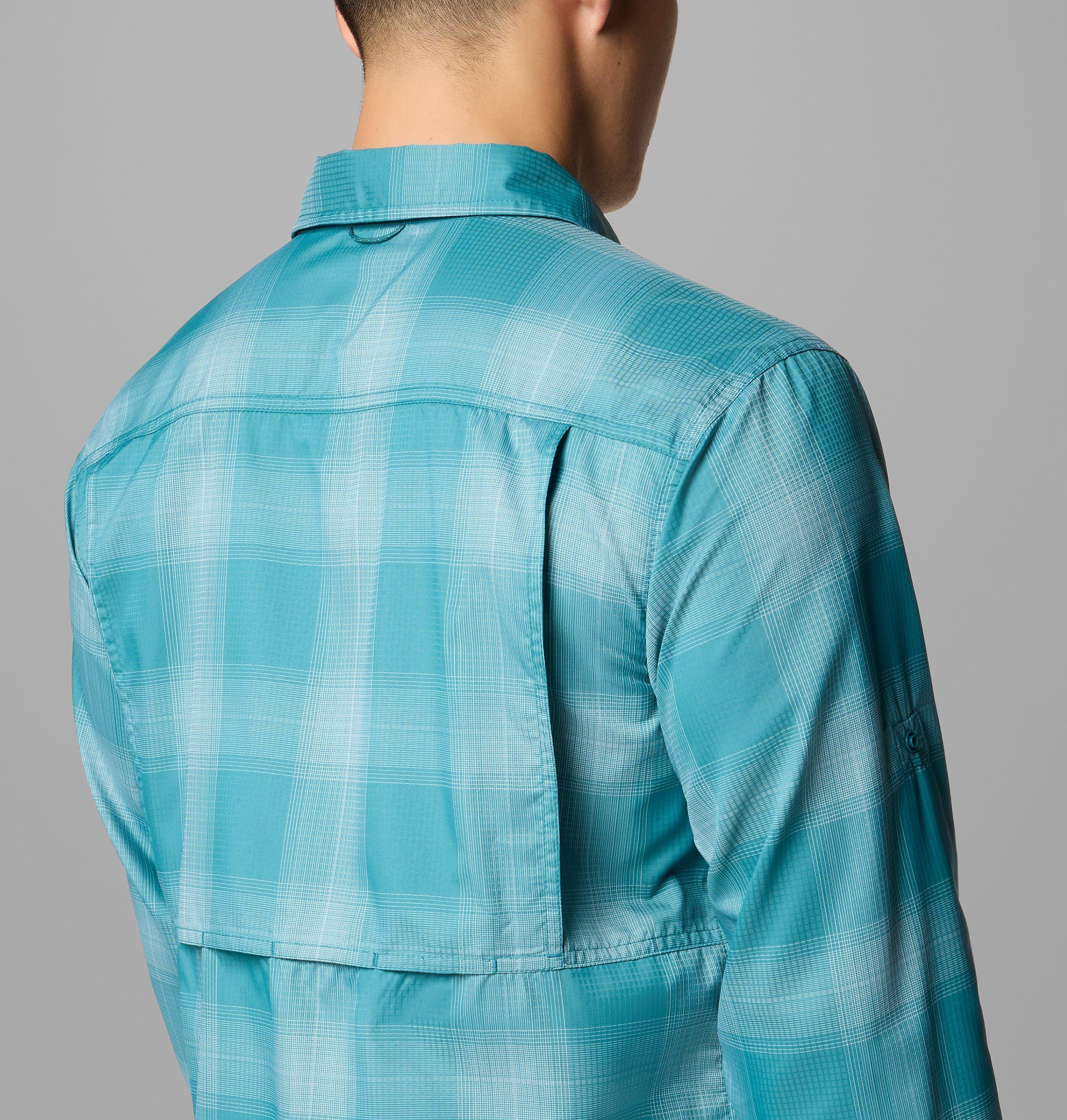 Men's Silver Ridge Utility Lite Plaid Long Sleeve Shirt 6
